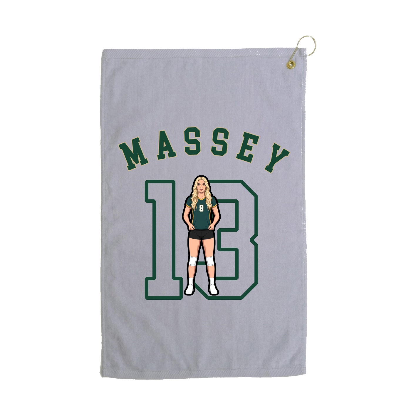 Golf Towel — Shirsey Arch in Grey