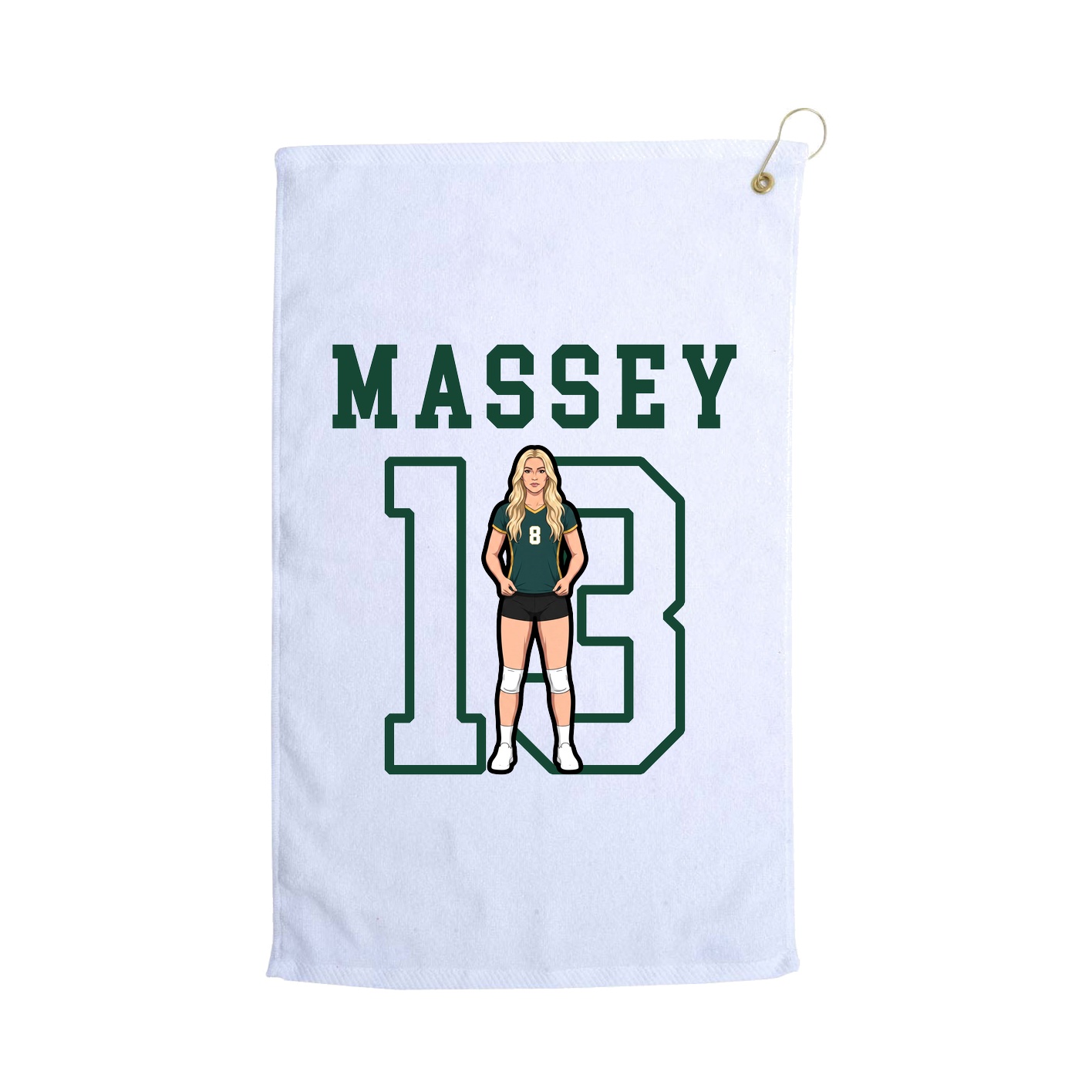 Golf Towel — Shirsey in White