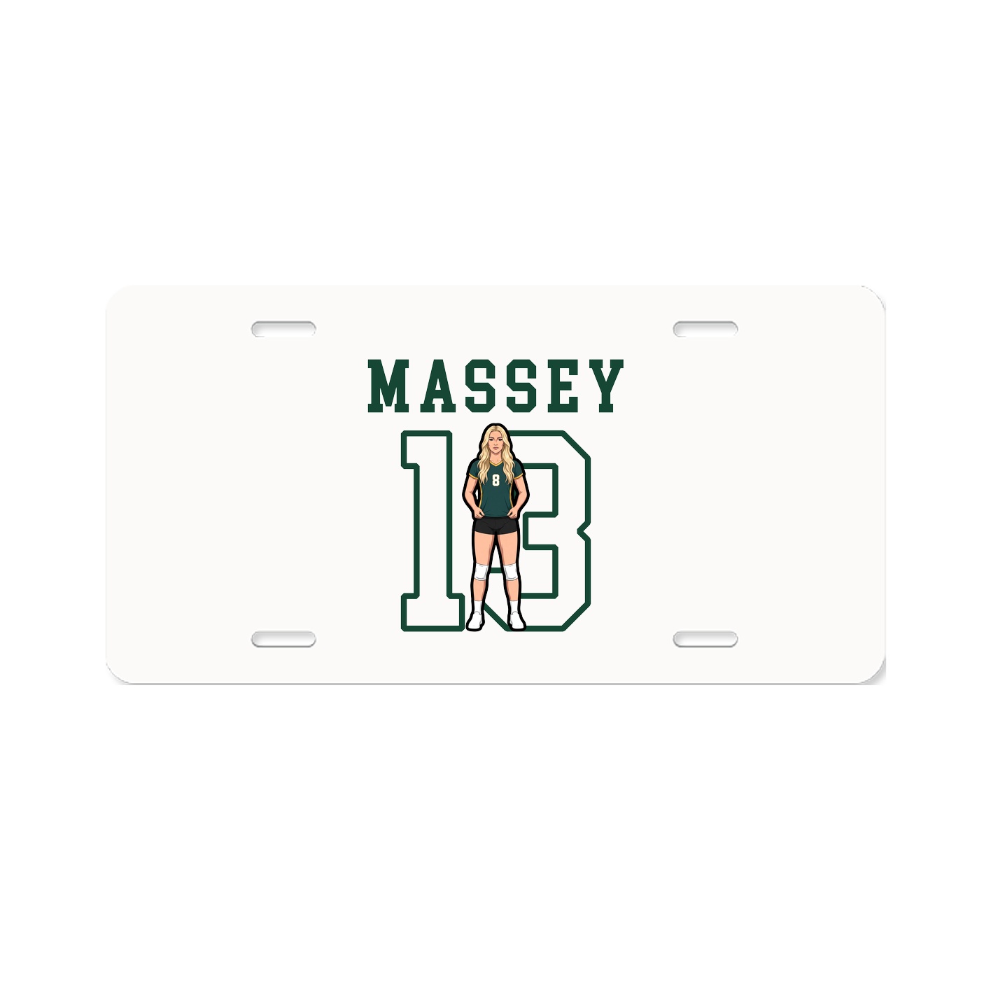 License Plate — Shirsey in Classic