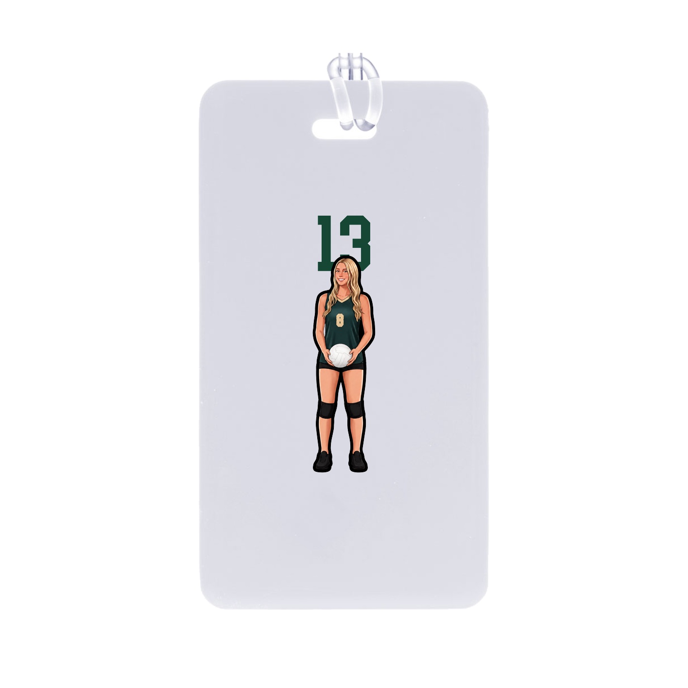Bag Tag — Number Top in Classic