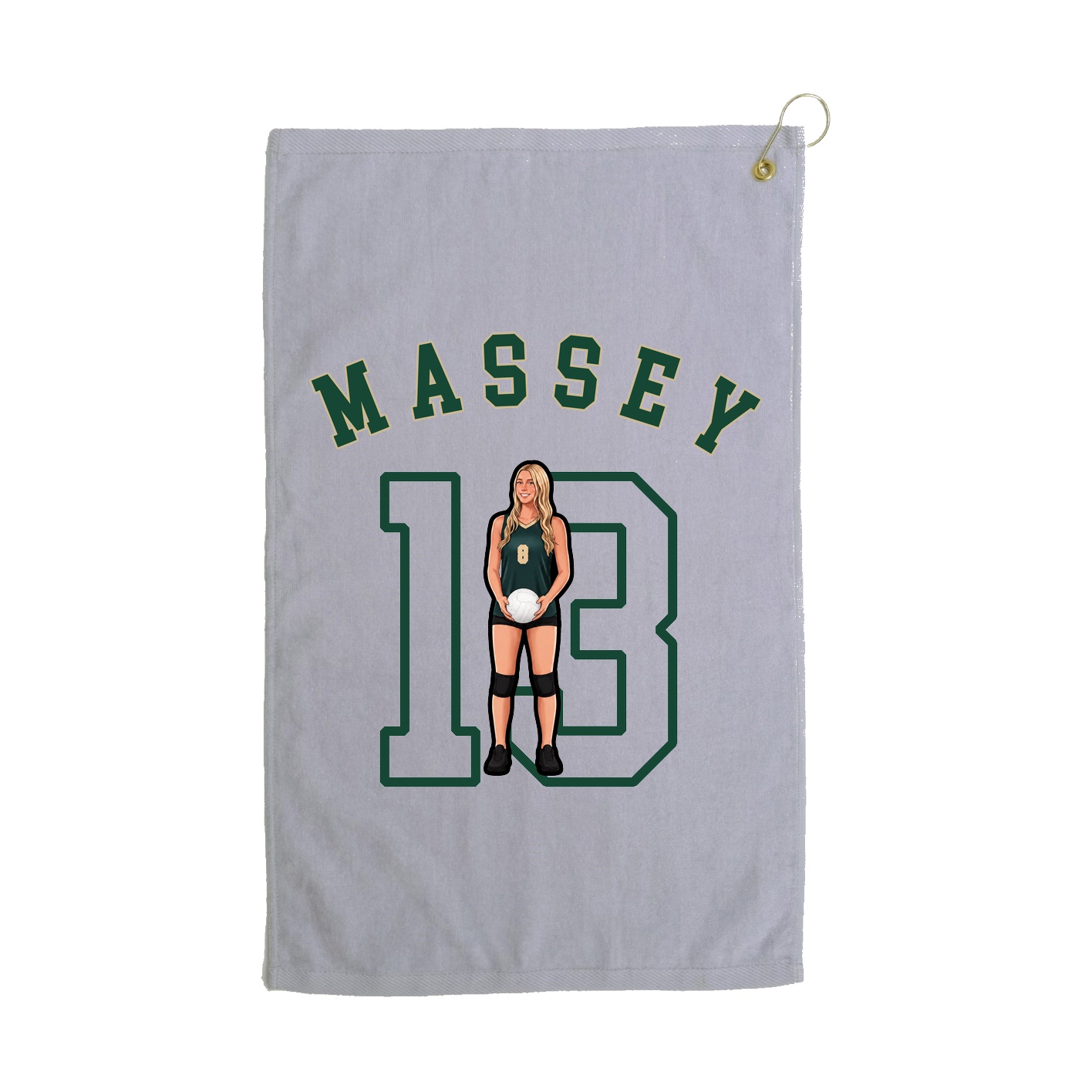 Golf Towel — Shirsey Arch in Grey