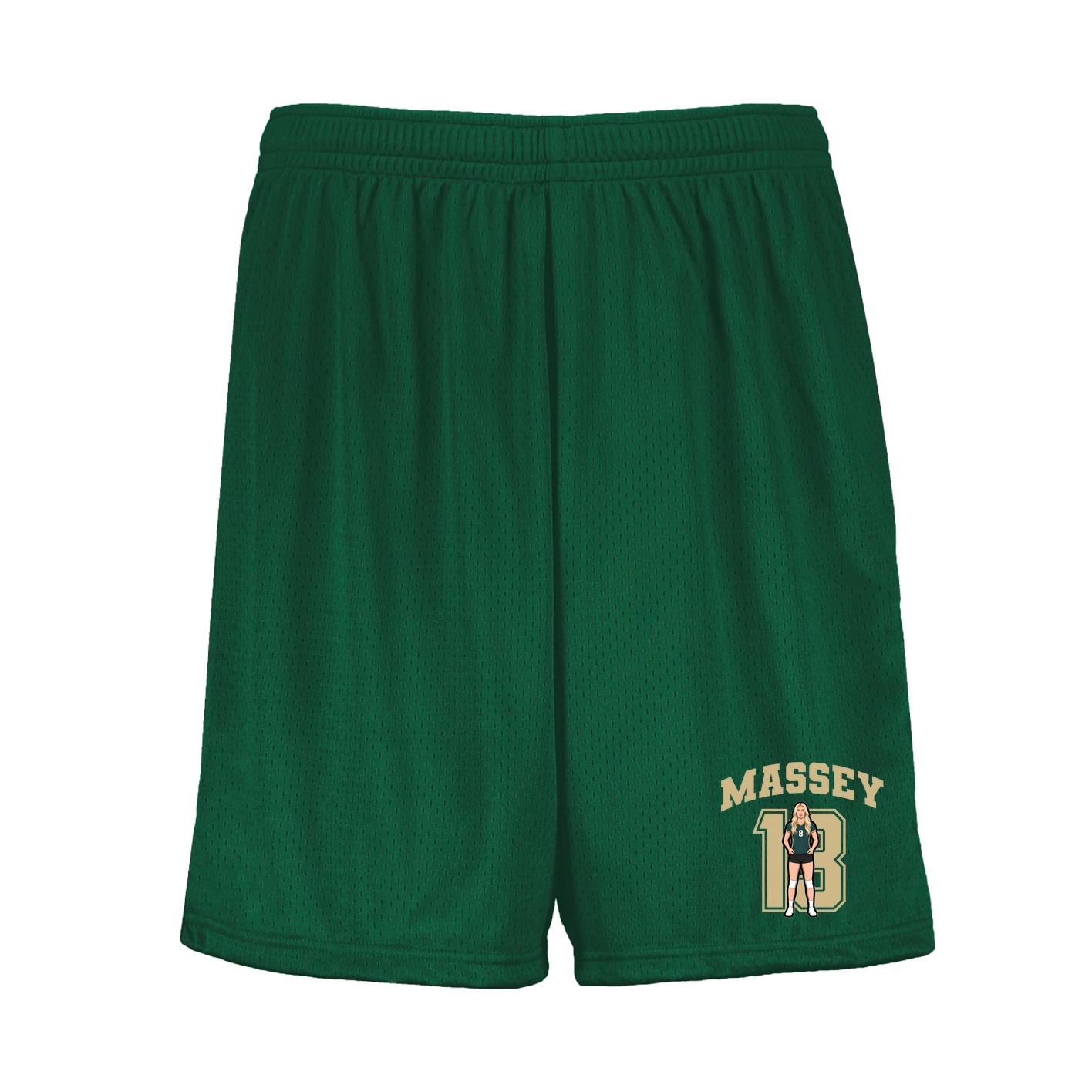 Shorts — Number in Green