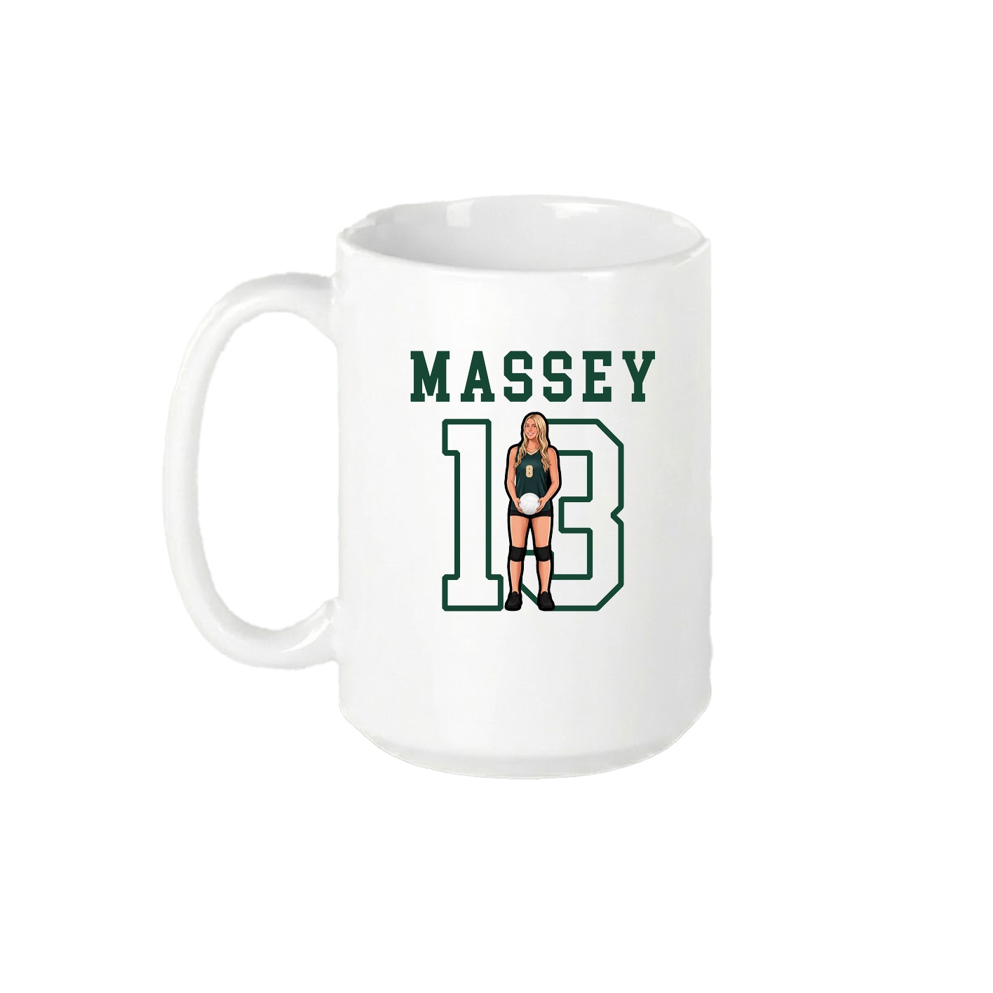 15oz Coffee Mug — Shirsey in White