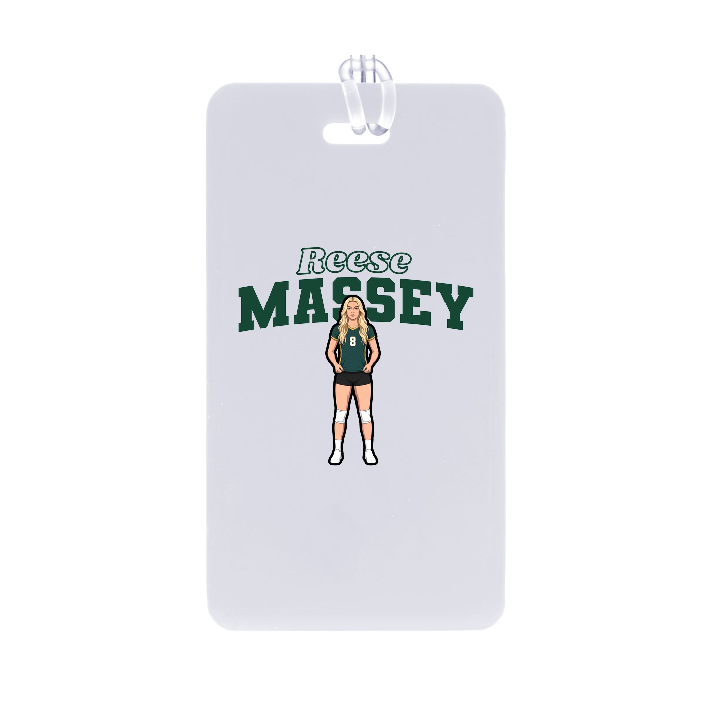 Bag Tag — Name Arch in Classic