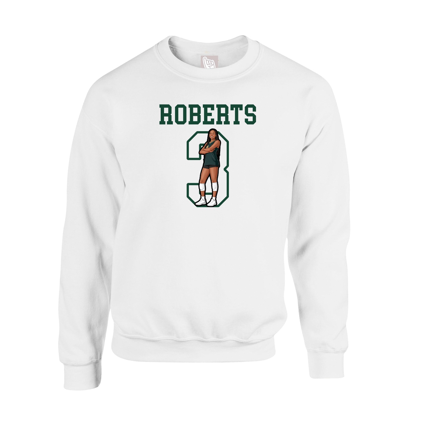 Fleece Crew — Shirsey in White