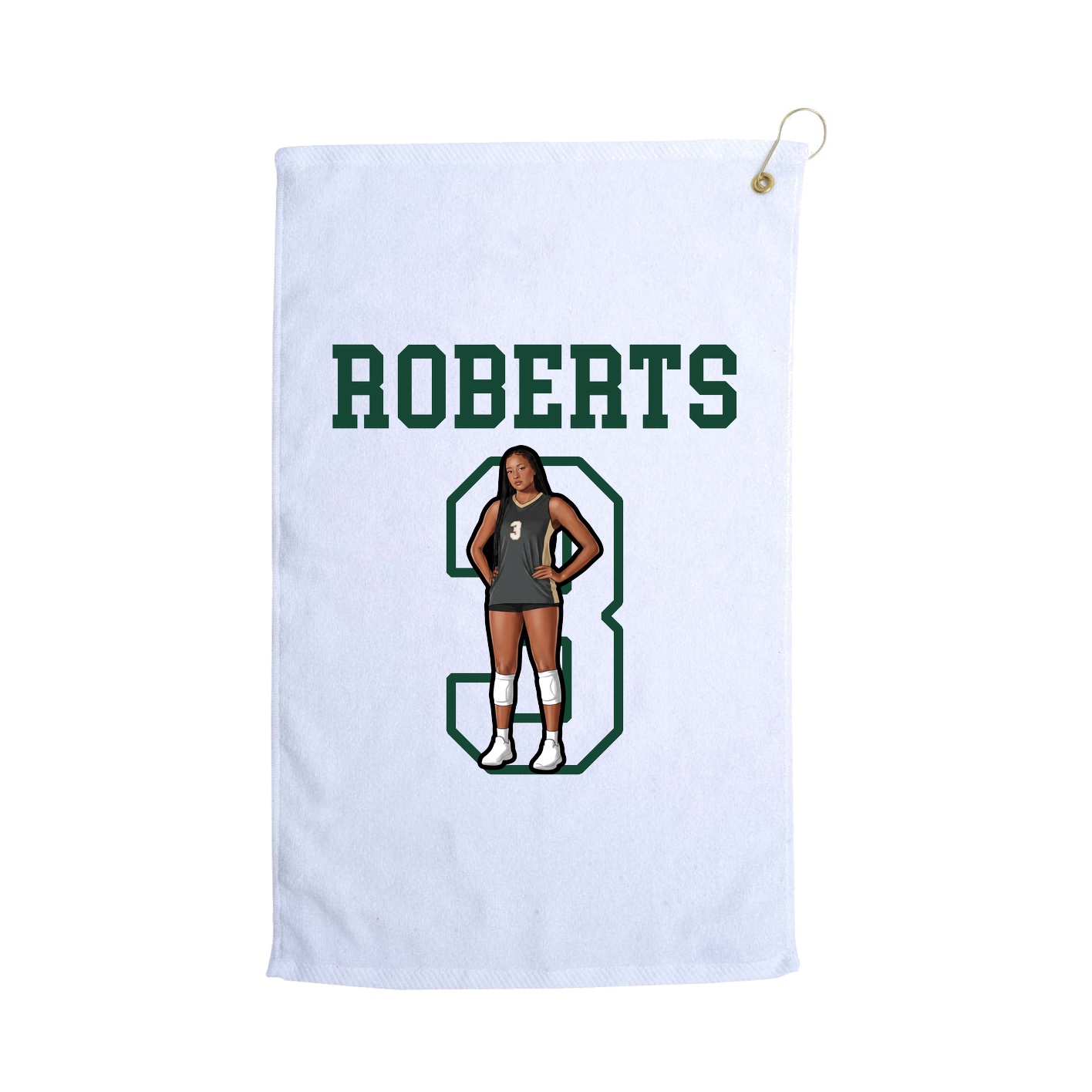 Golf Towel — Shirsey in White