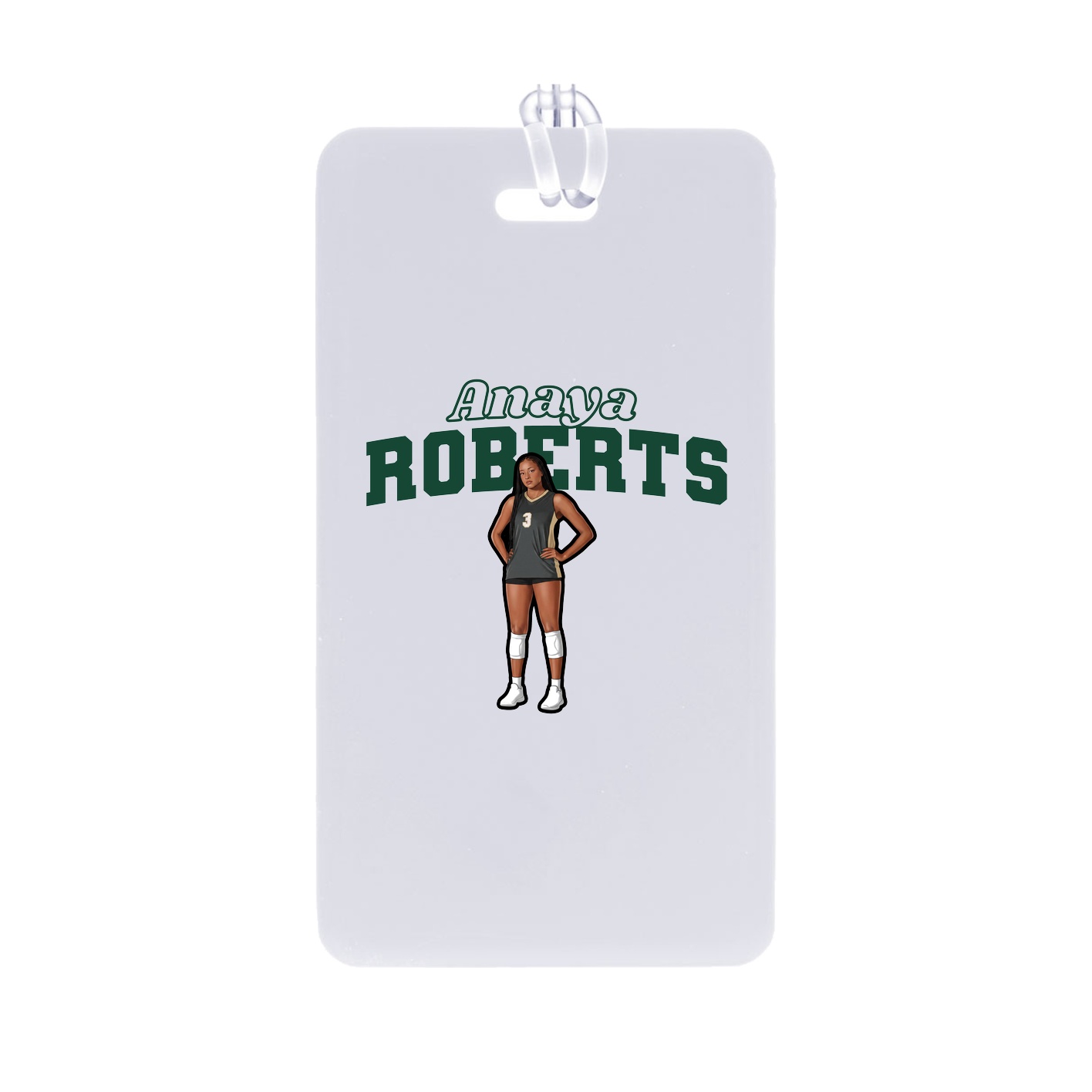 Bag Tag — Name Arch in Classic