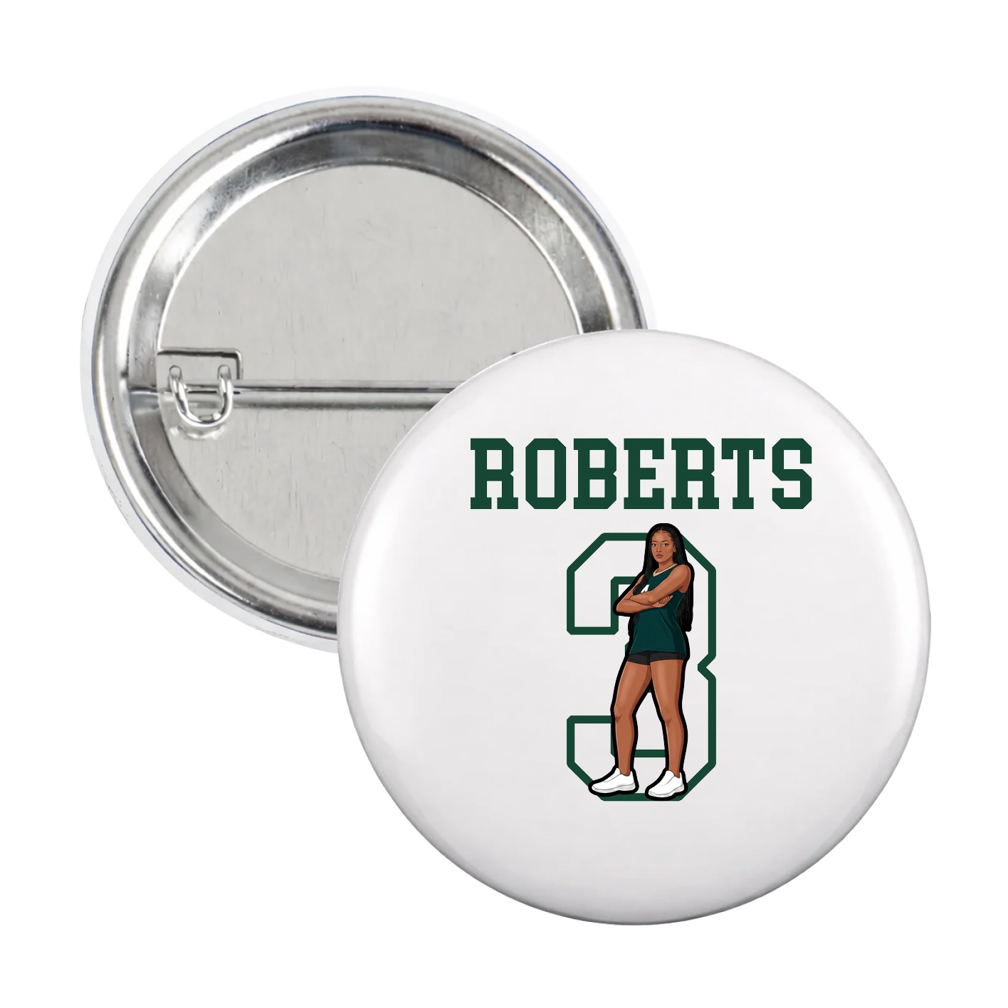 Game Day Button — Shirsey in White