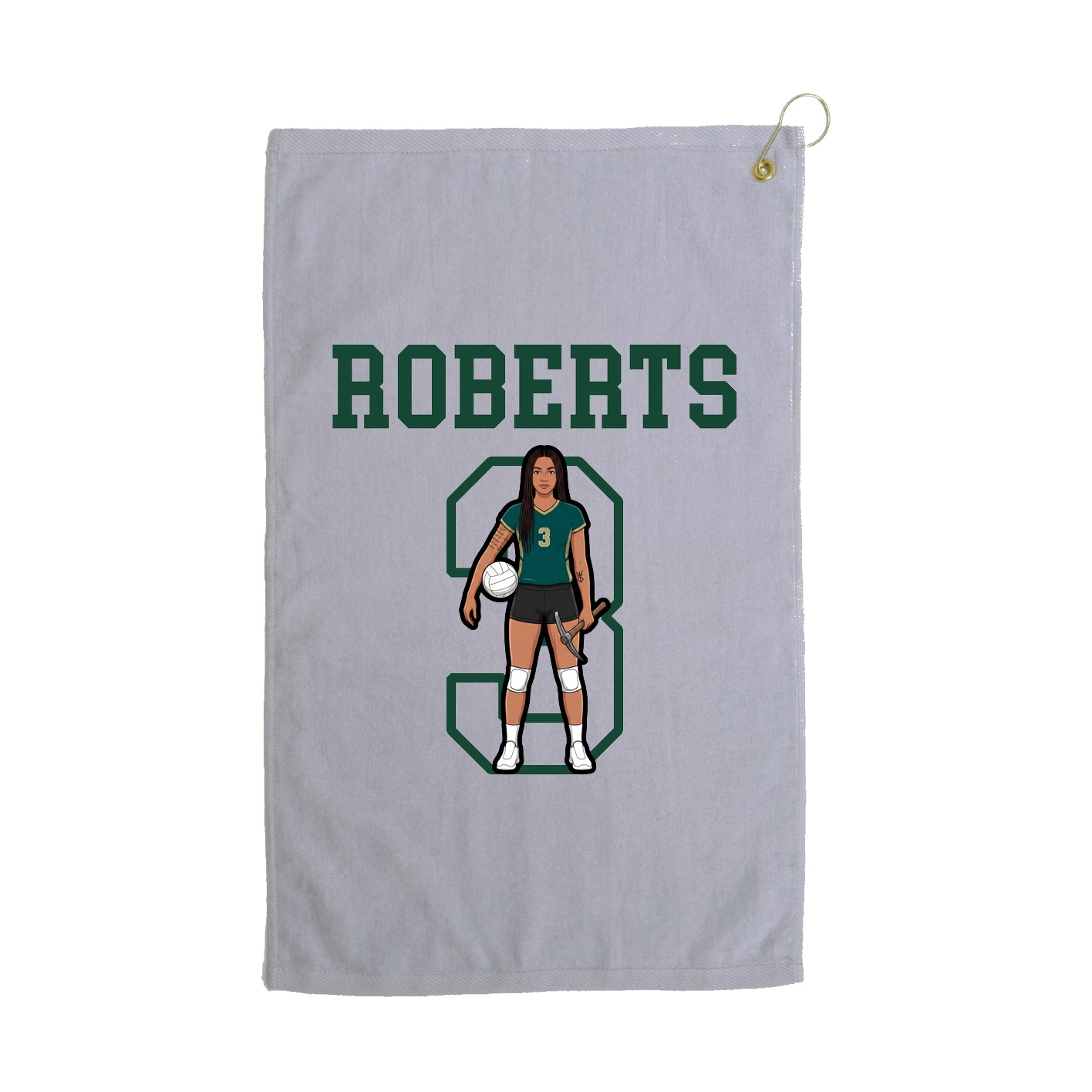 Golf Towel — Shirsey in Grey