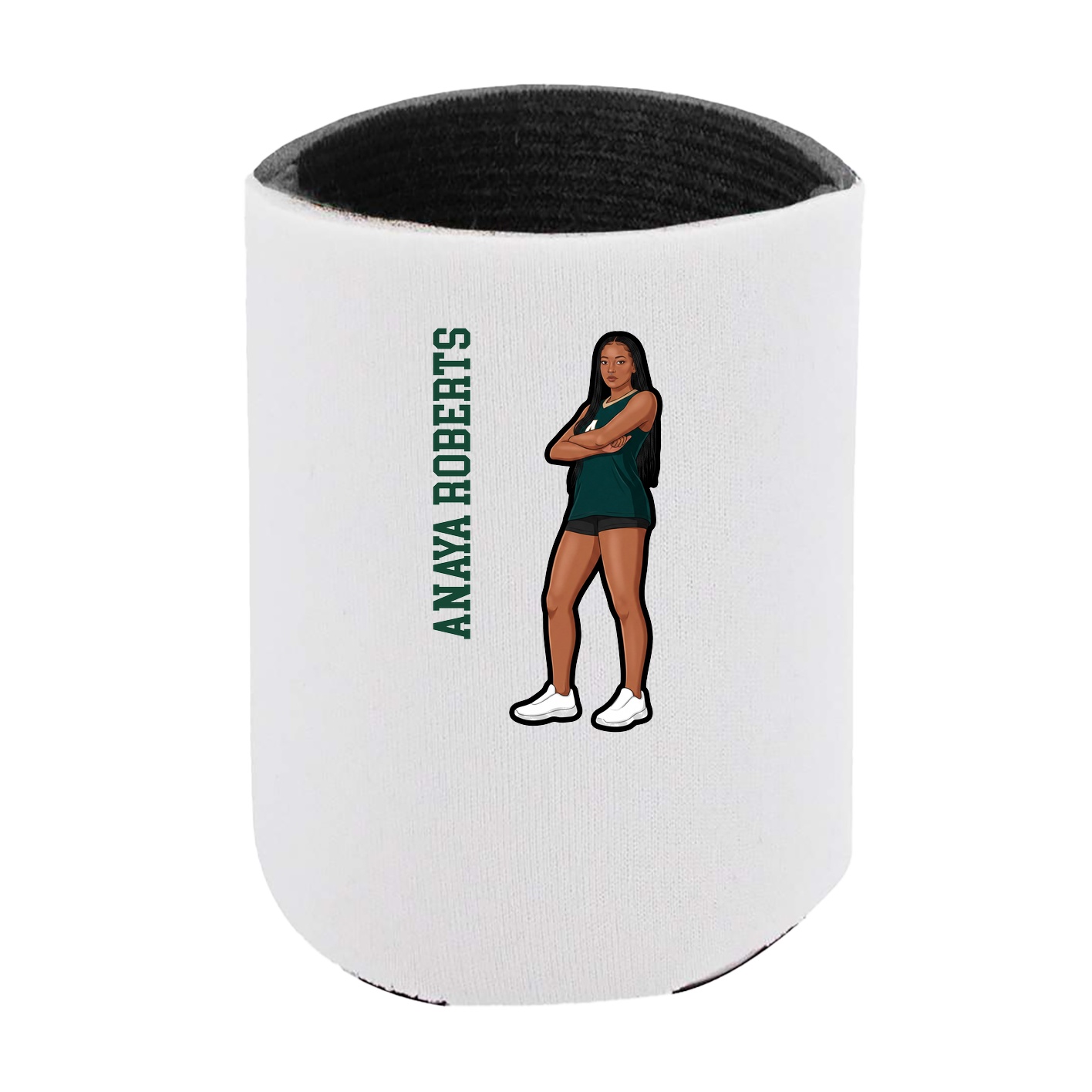 Can Holder — Name Vertical in White