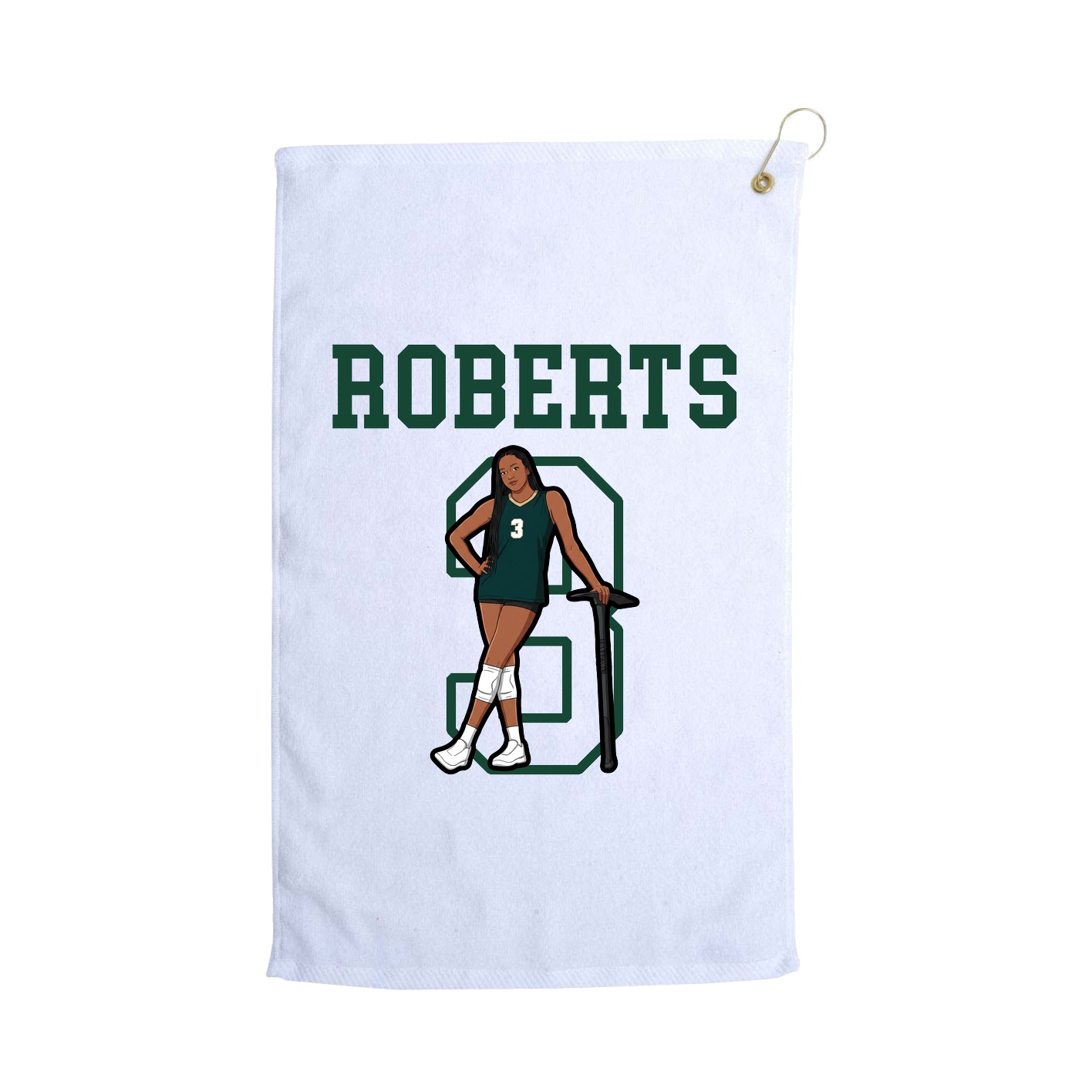 Golf Towel — Shirsey in White