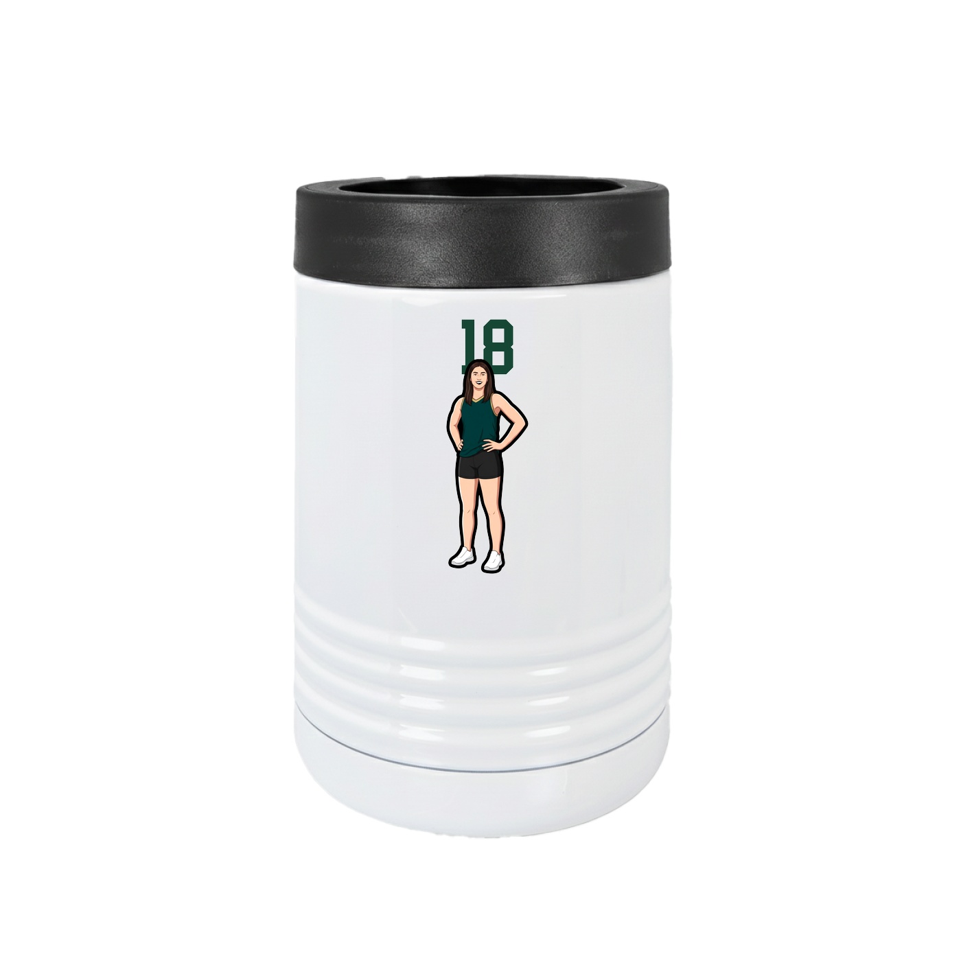 Beverage Holder — Number Top in White