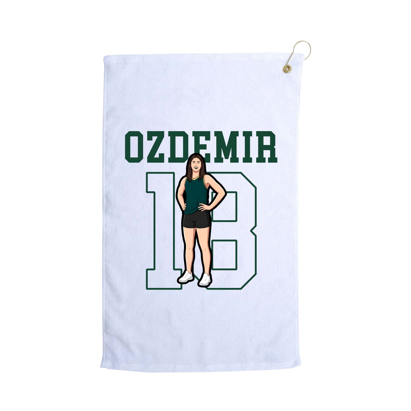 Golf Towel — Shirsey in White