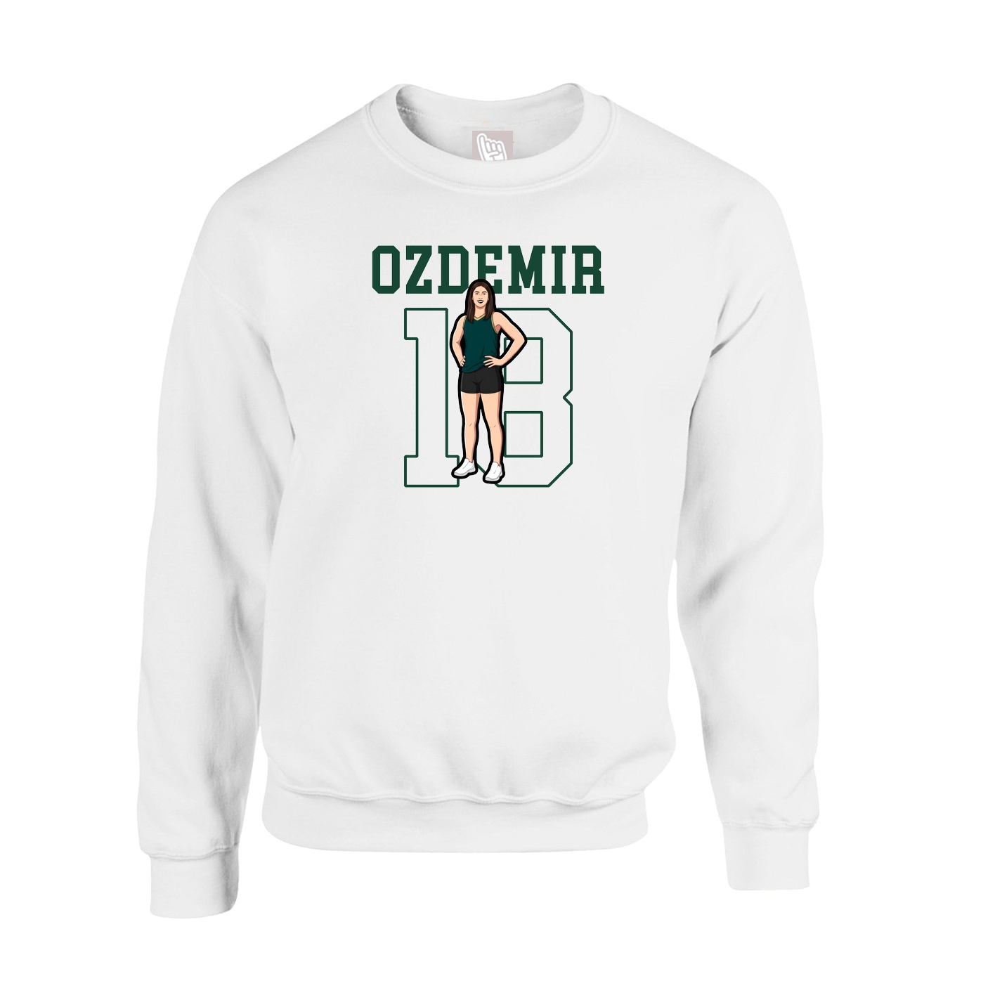 Fleece Crew — Shirsey in White