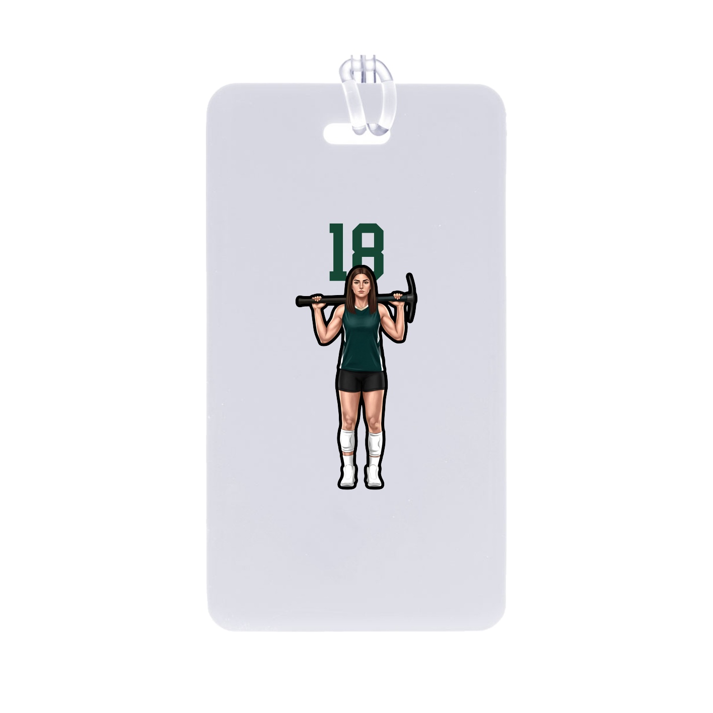 Bag Tag — Number Top in Classic