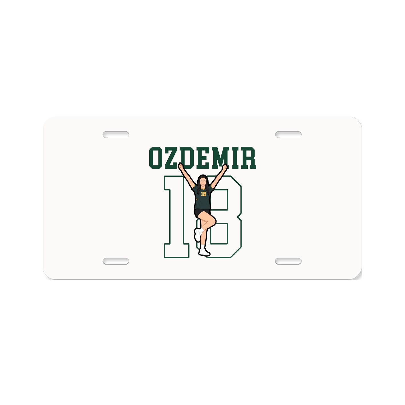 License Plate — Shirsey in Classic