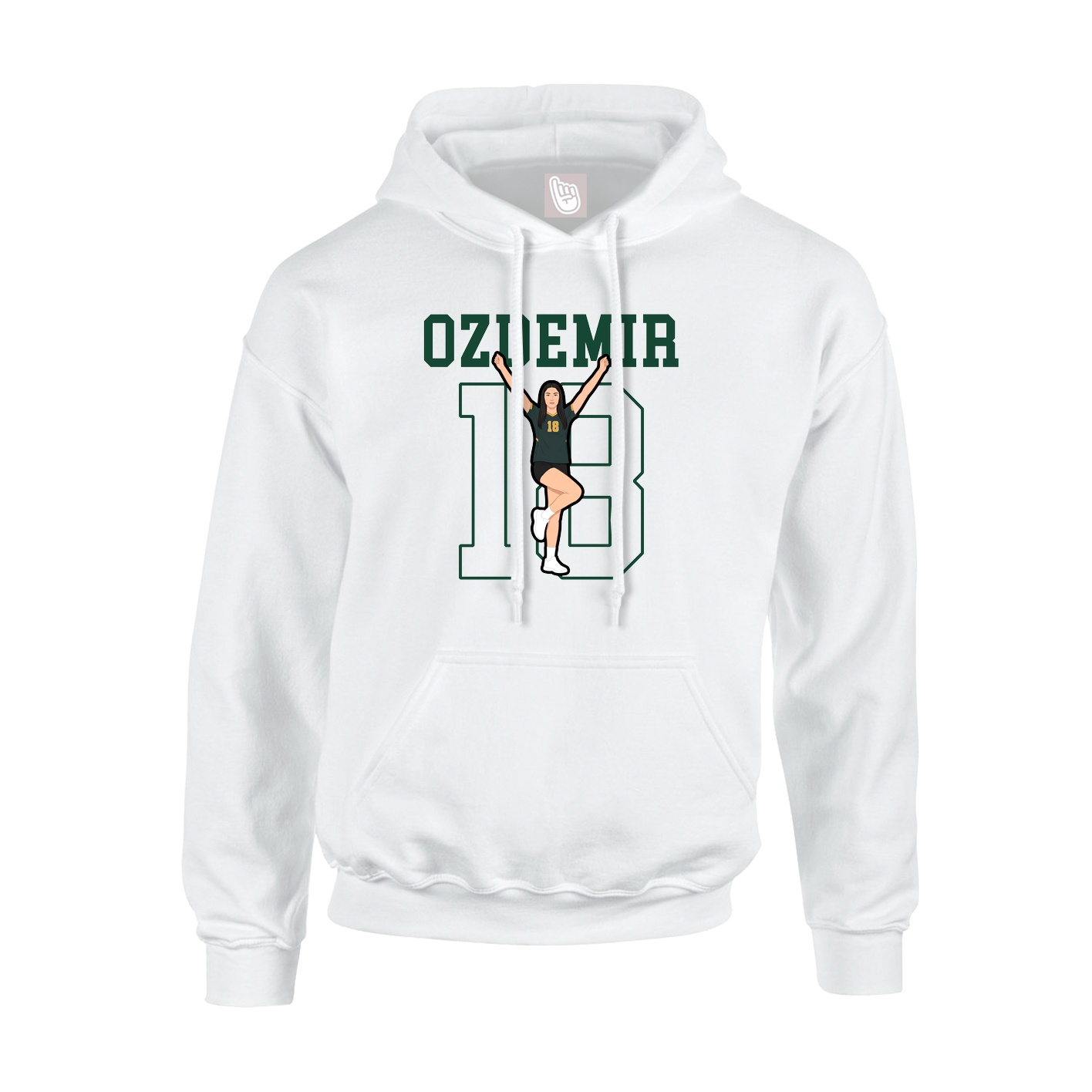 Youth Hoodie — Shirsey in White