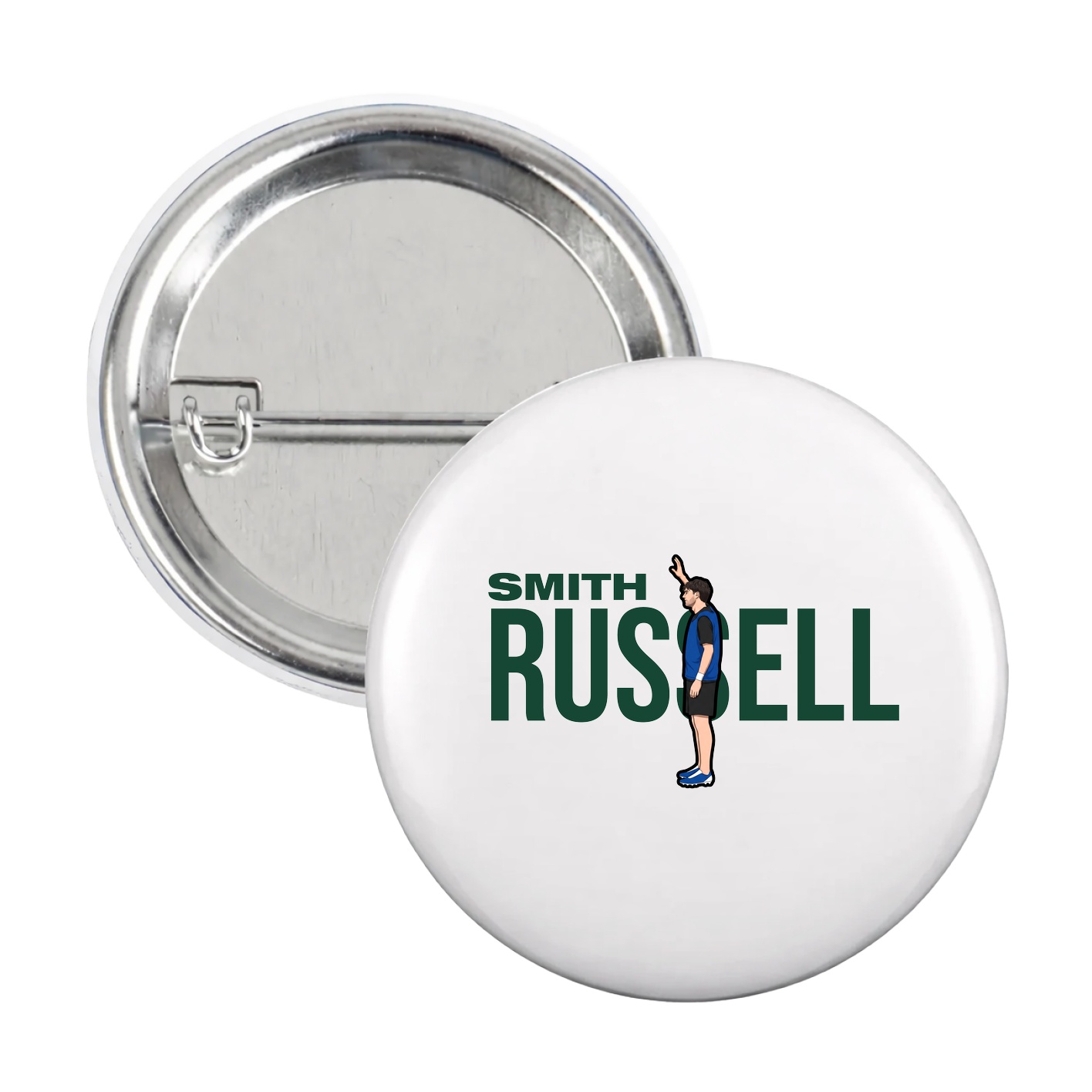 Game Day Button — Player Name in White