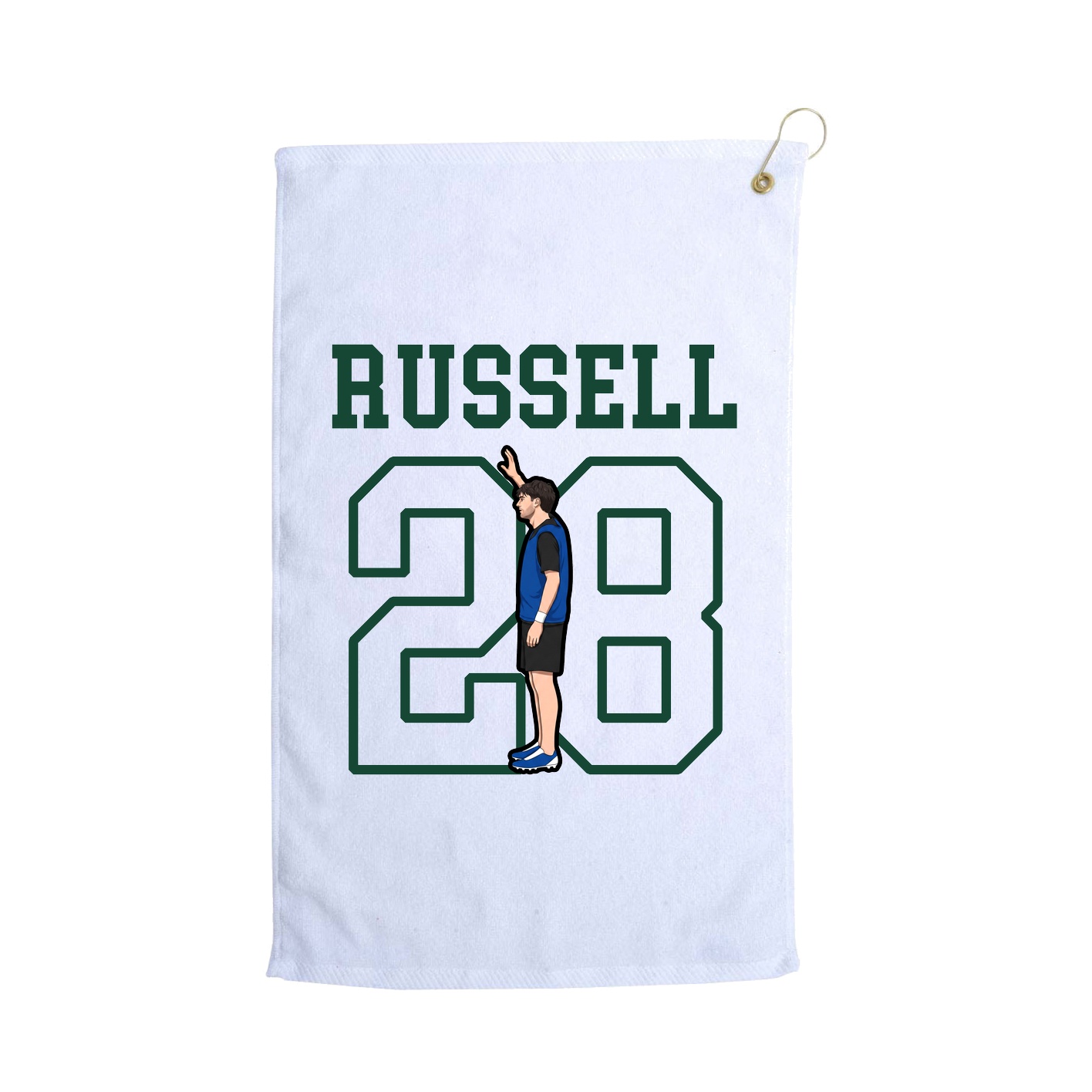 Golf Towel — Shirsey in White