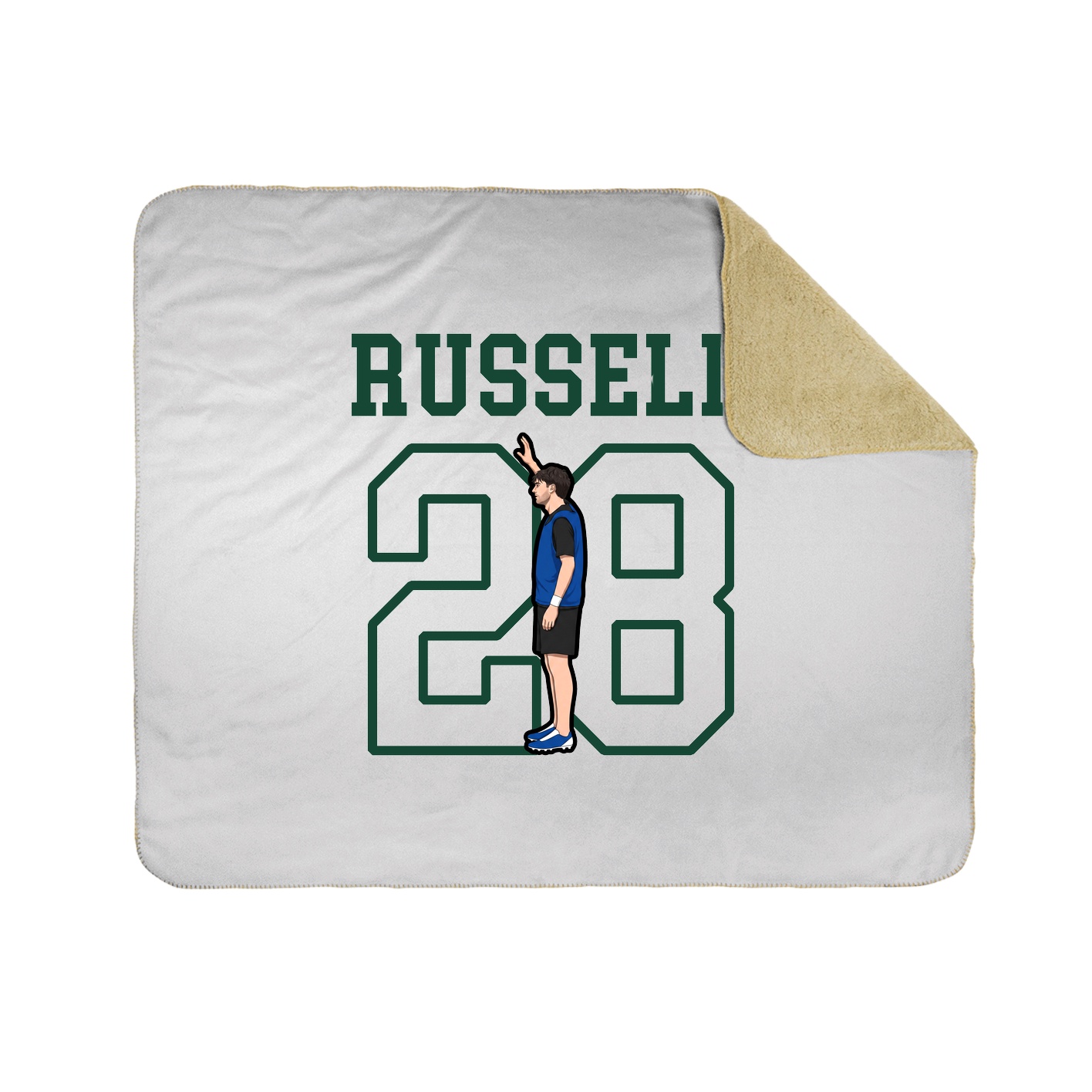 Throw Blanket — Shirsey in White
