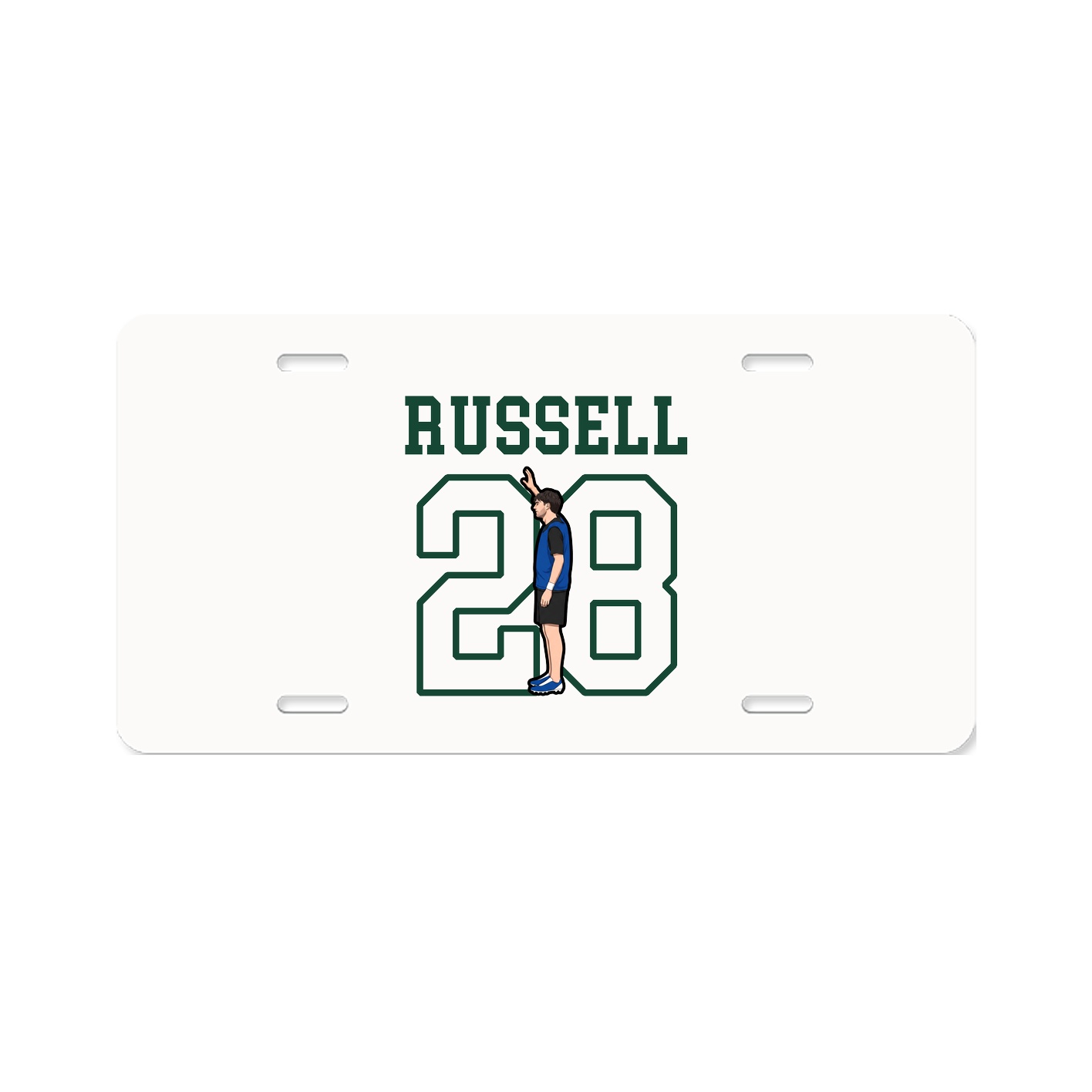 License Plate — Shirsey in Classic