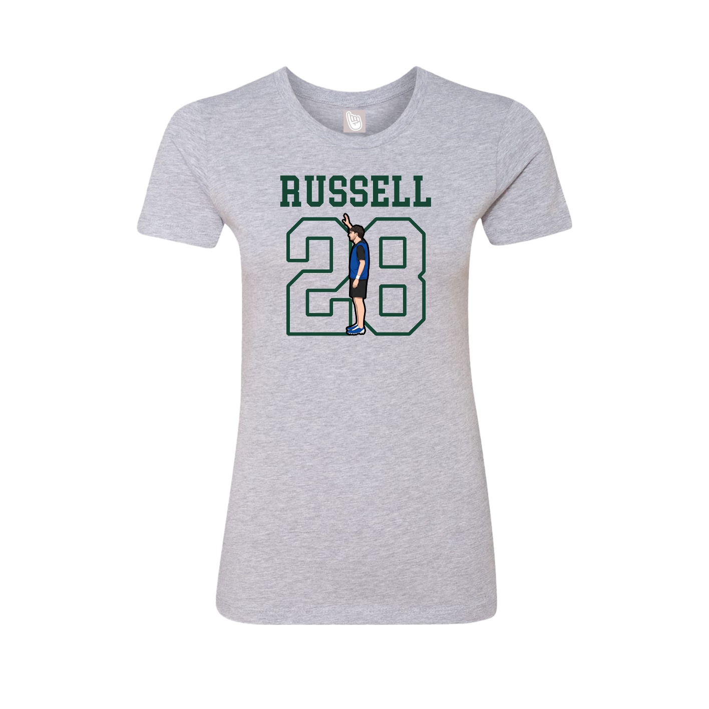 Fitted Women's Tee — Shirsey in Grey