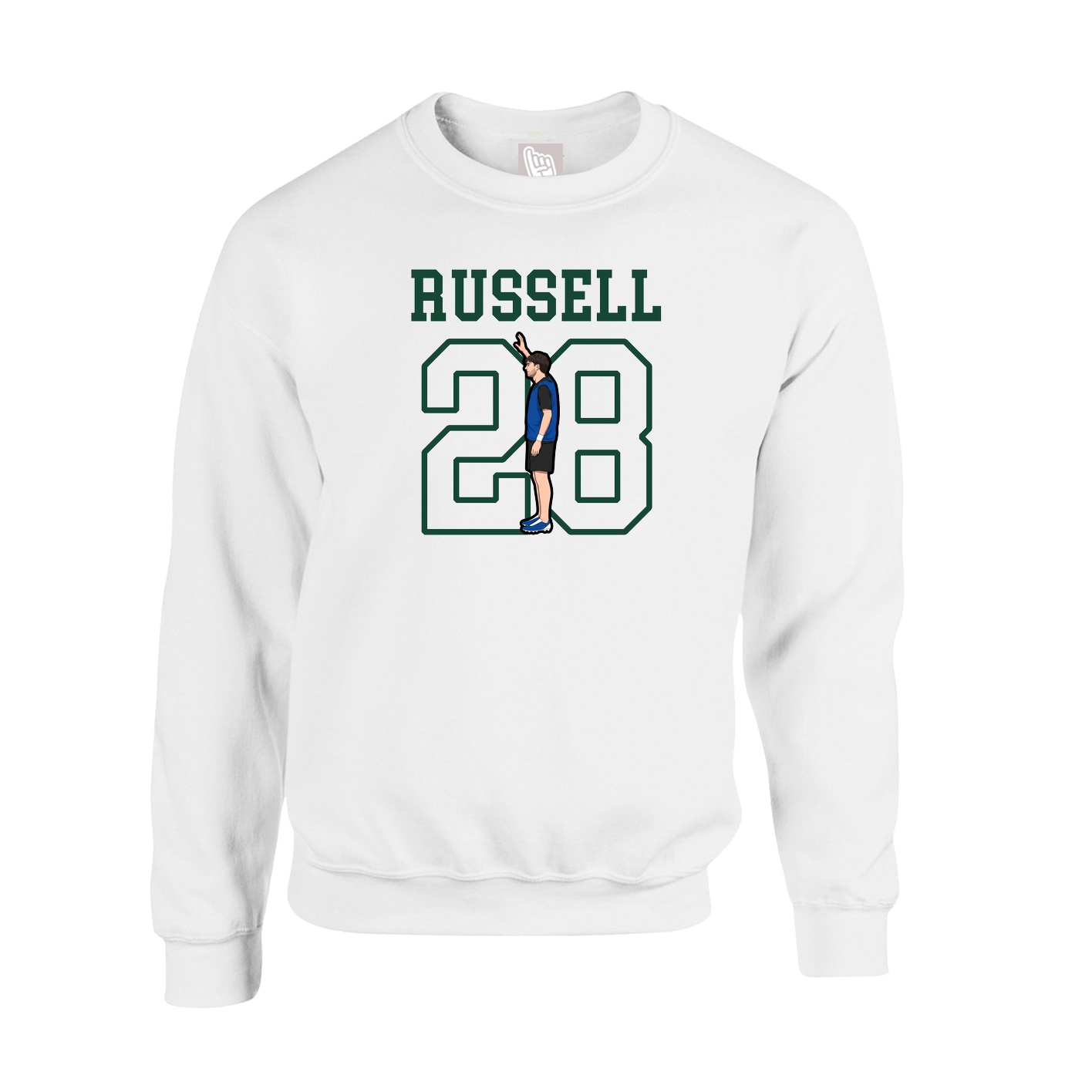 Fleece Crew — Shirsey in White