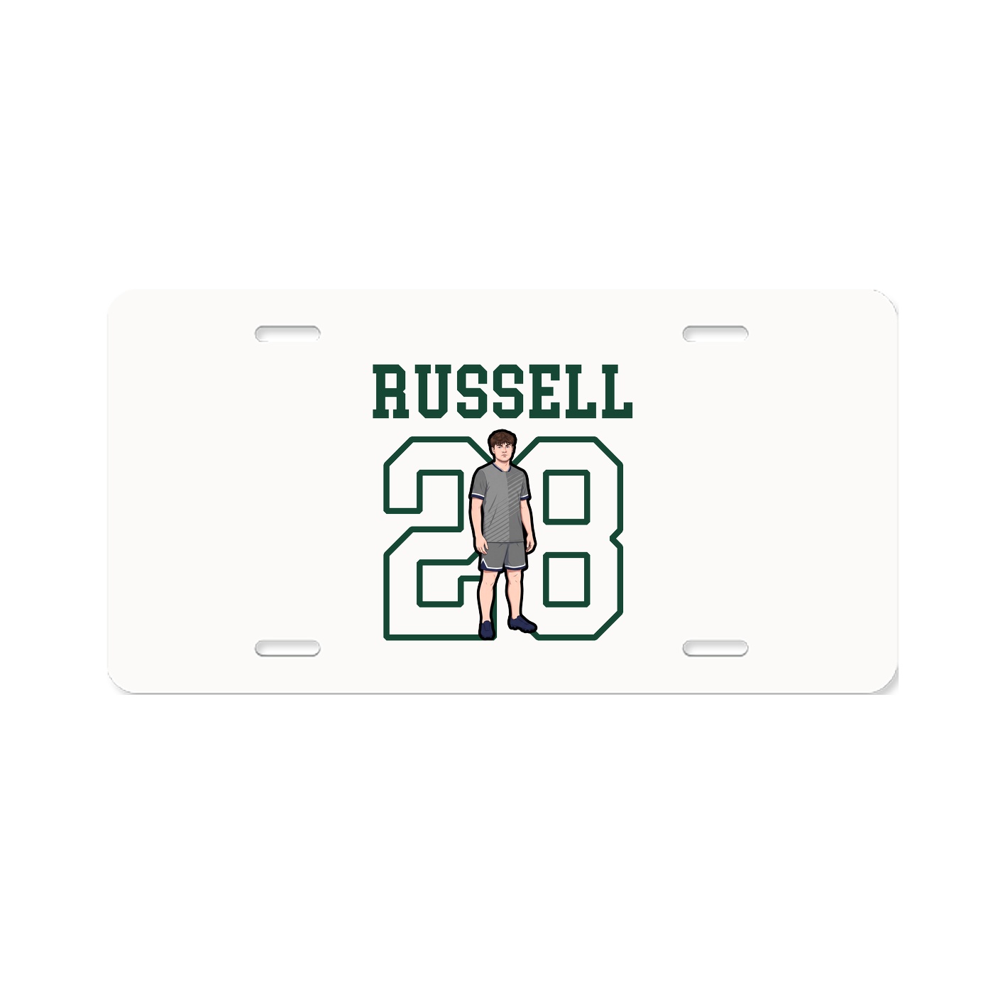 License Plate — Shirsey in Classic