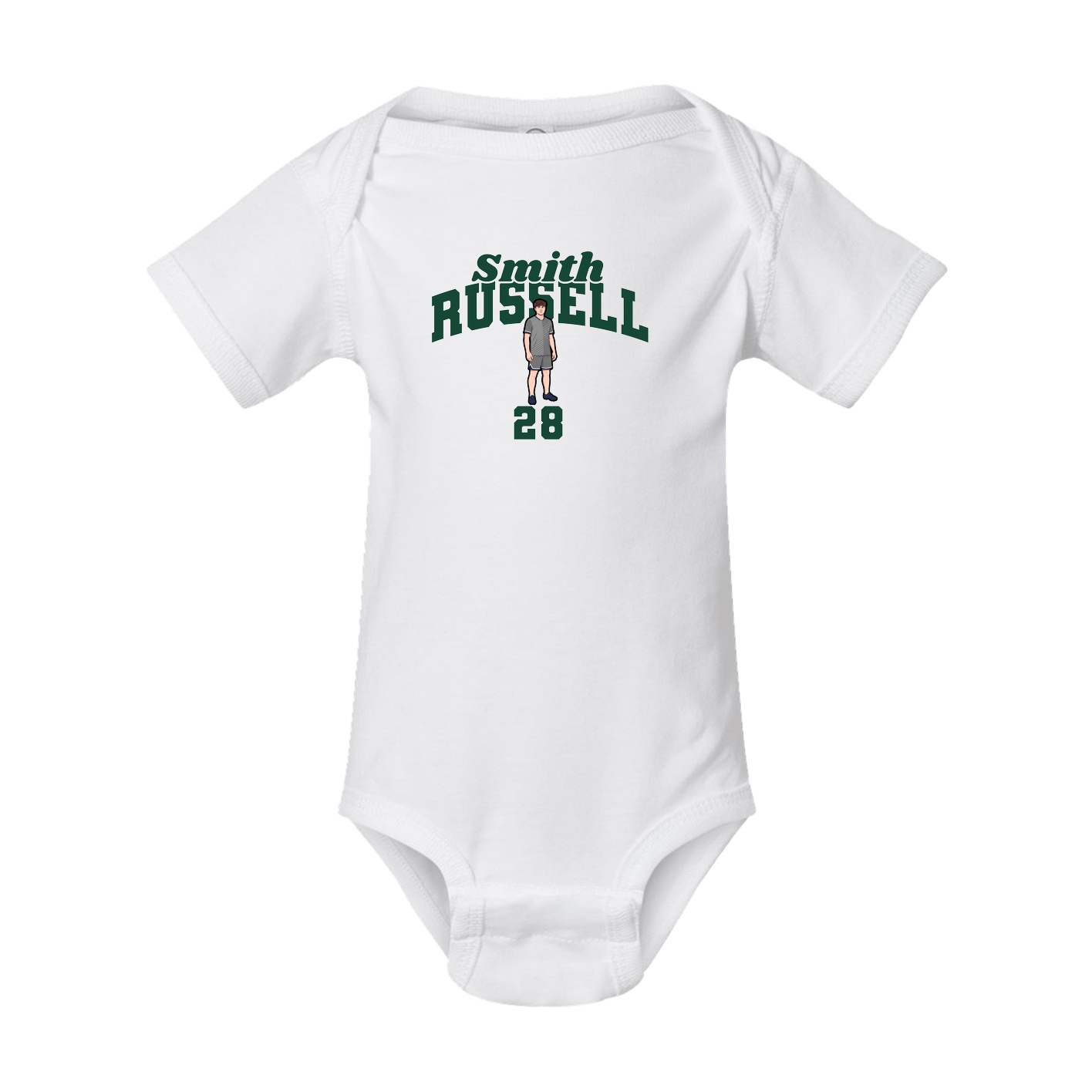 Baby Onesie — Signature Arch in White