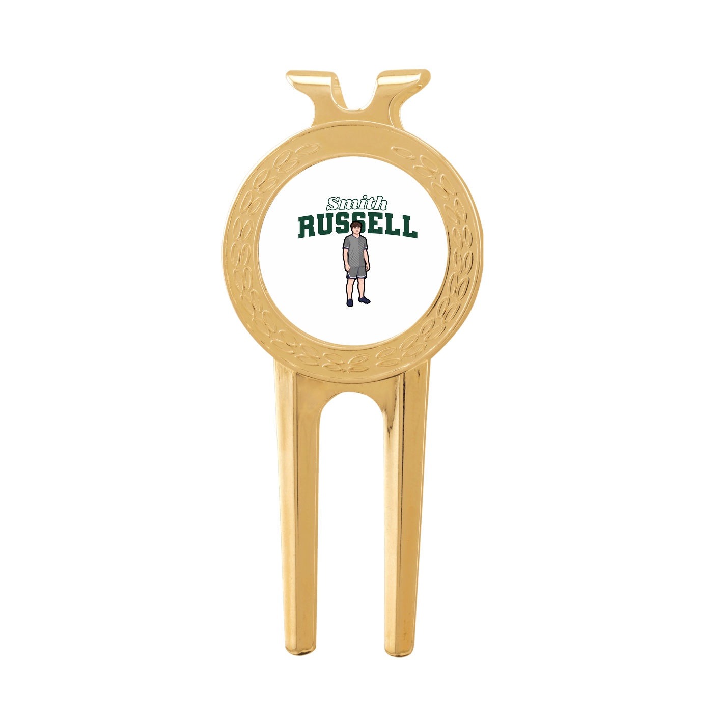 Divot Tool with Ball Marker — Name Arch in Classic