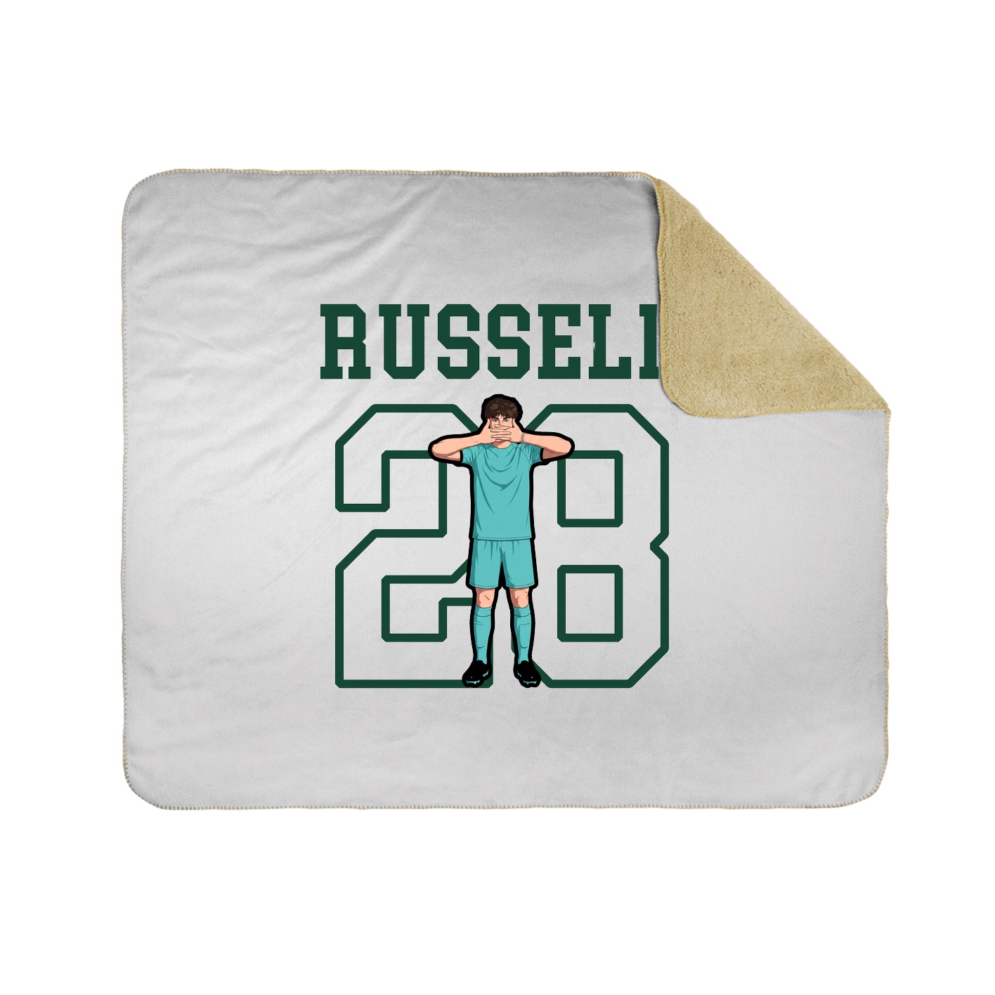 Throw Blanket — Shirsey in White