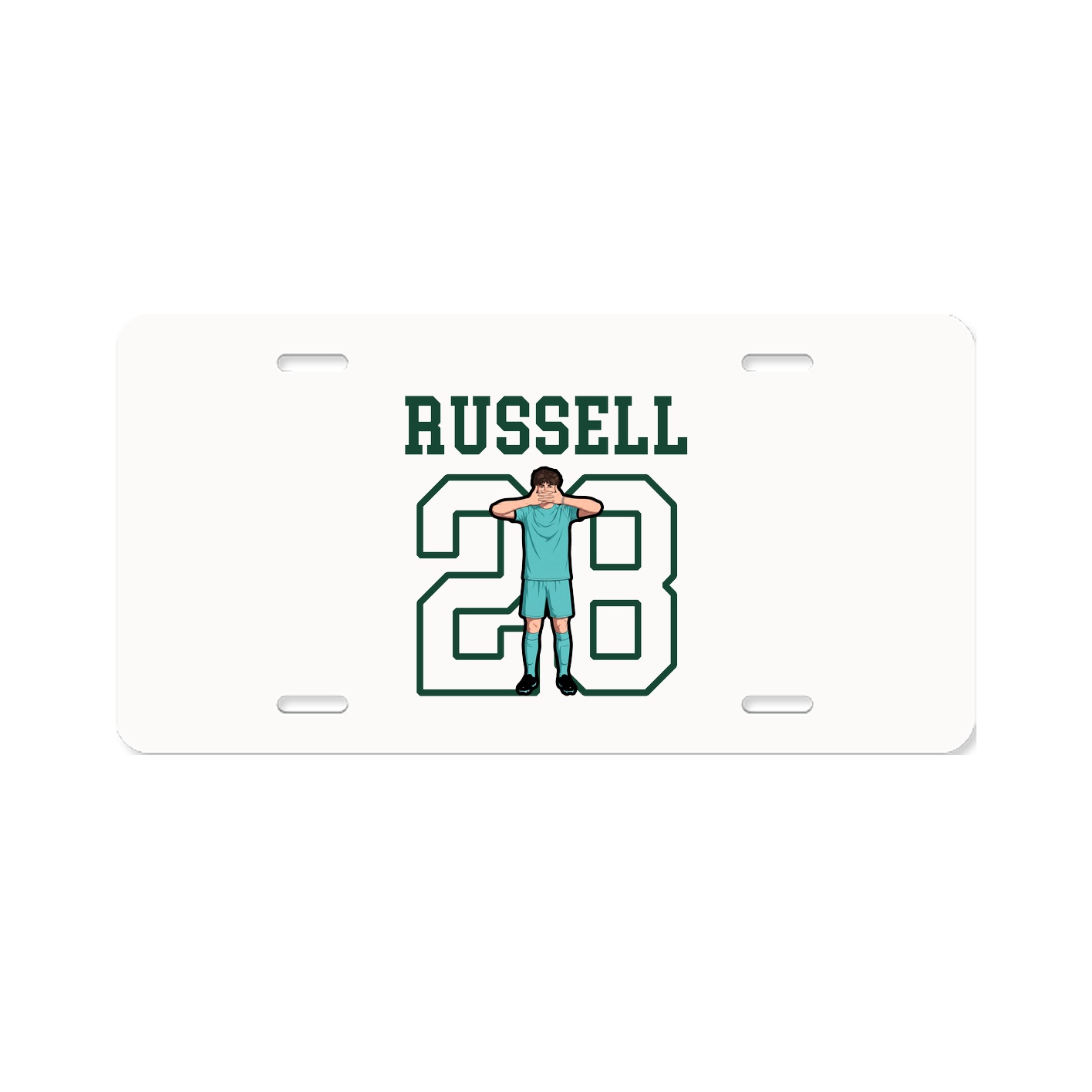 License Plate — Shirsey in Classic