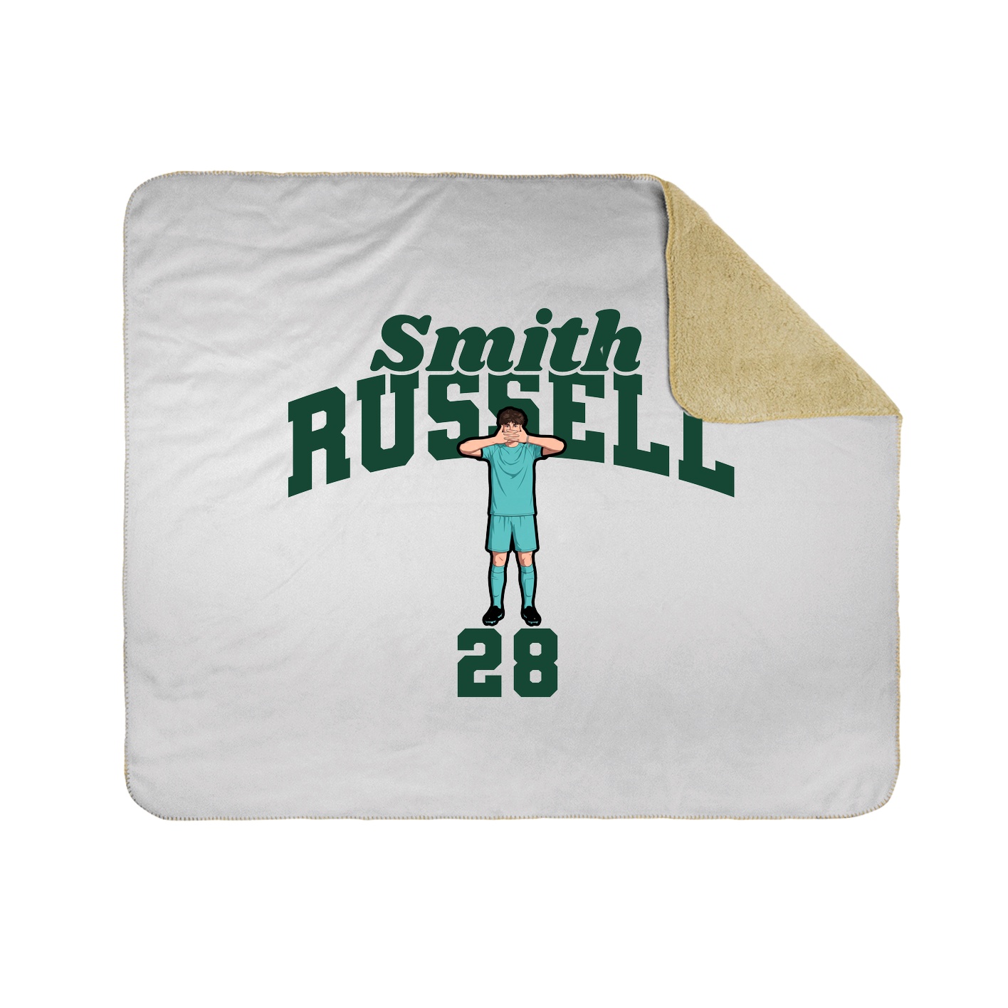 Throw Blanket — Signature Arch in White