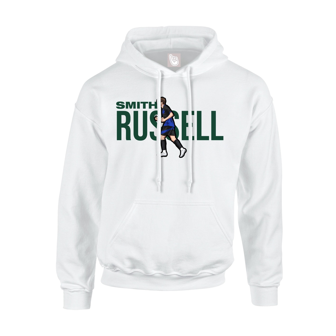 Youth Hoodie — Player Name in White