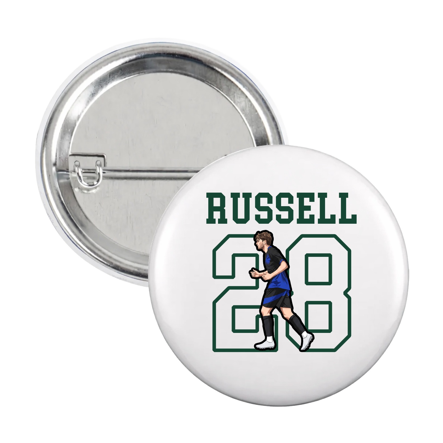 Game Day Button — Shirsey in White