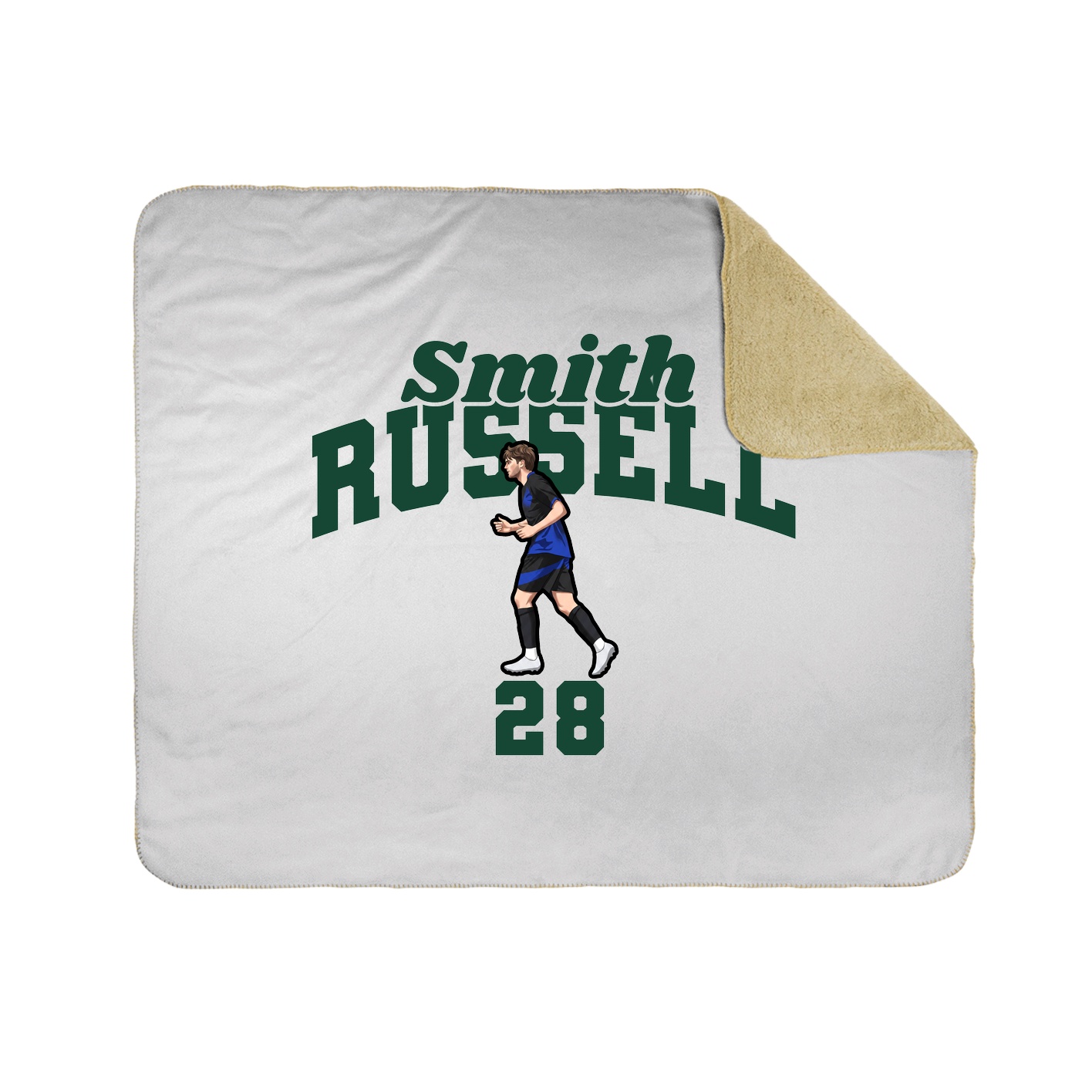 Throw Blanket — Signature Arch in White