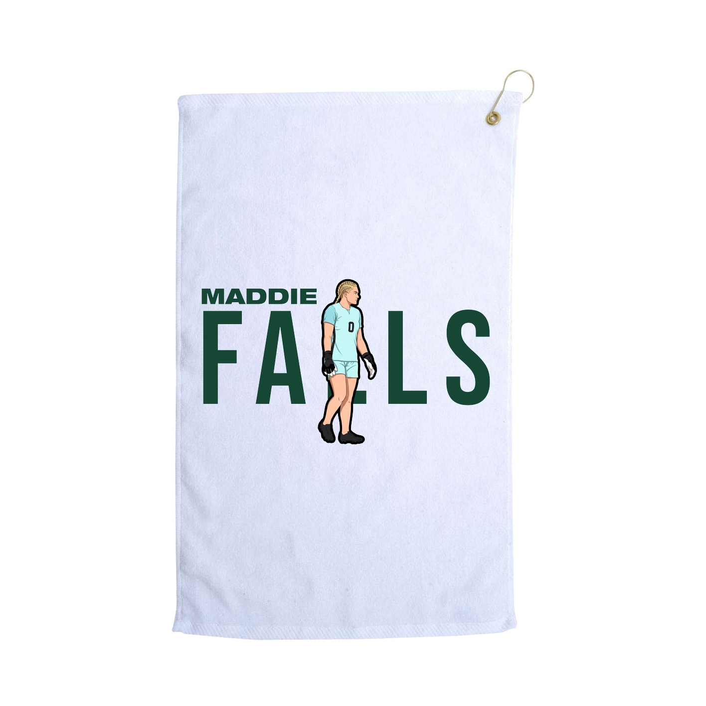 Golf Towel — Player Name in White