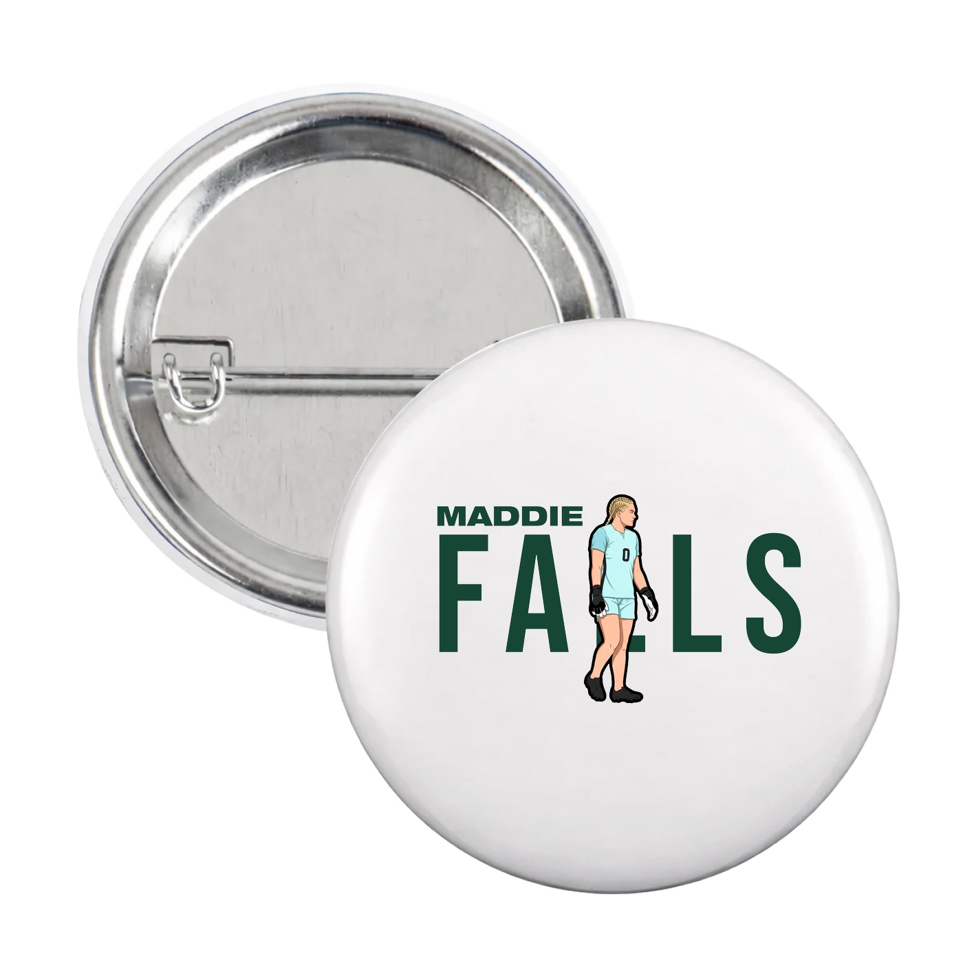 Game Day Button — Player Name in White