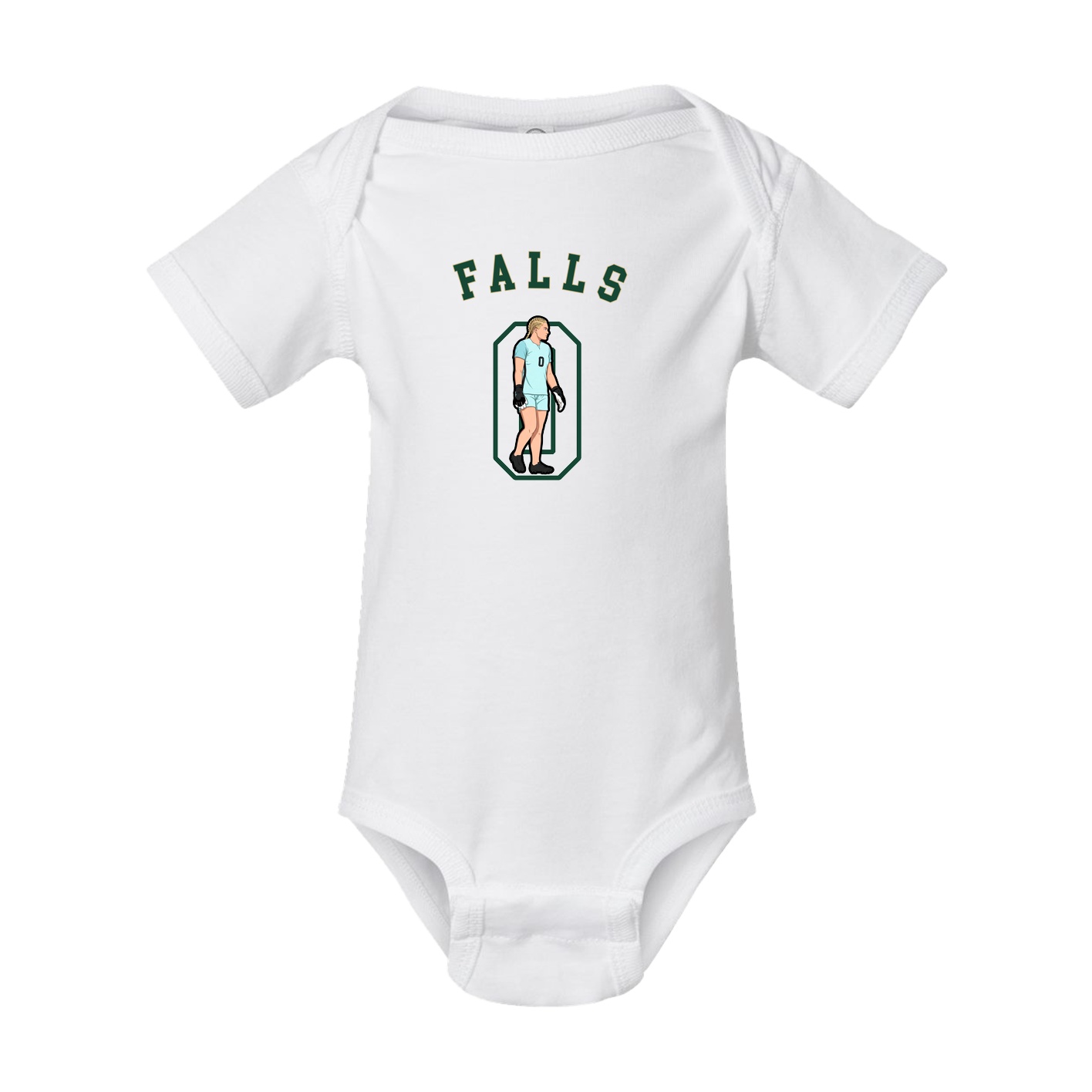 Baby Onesie — Shirsey Arch in White