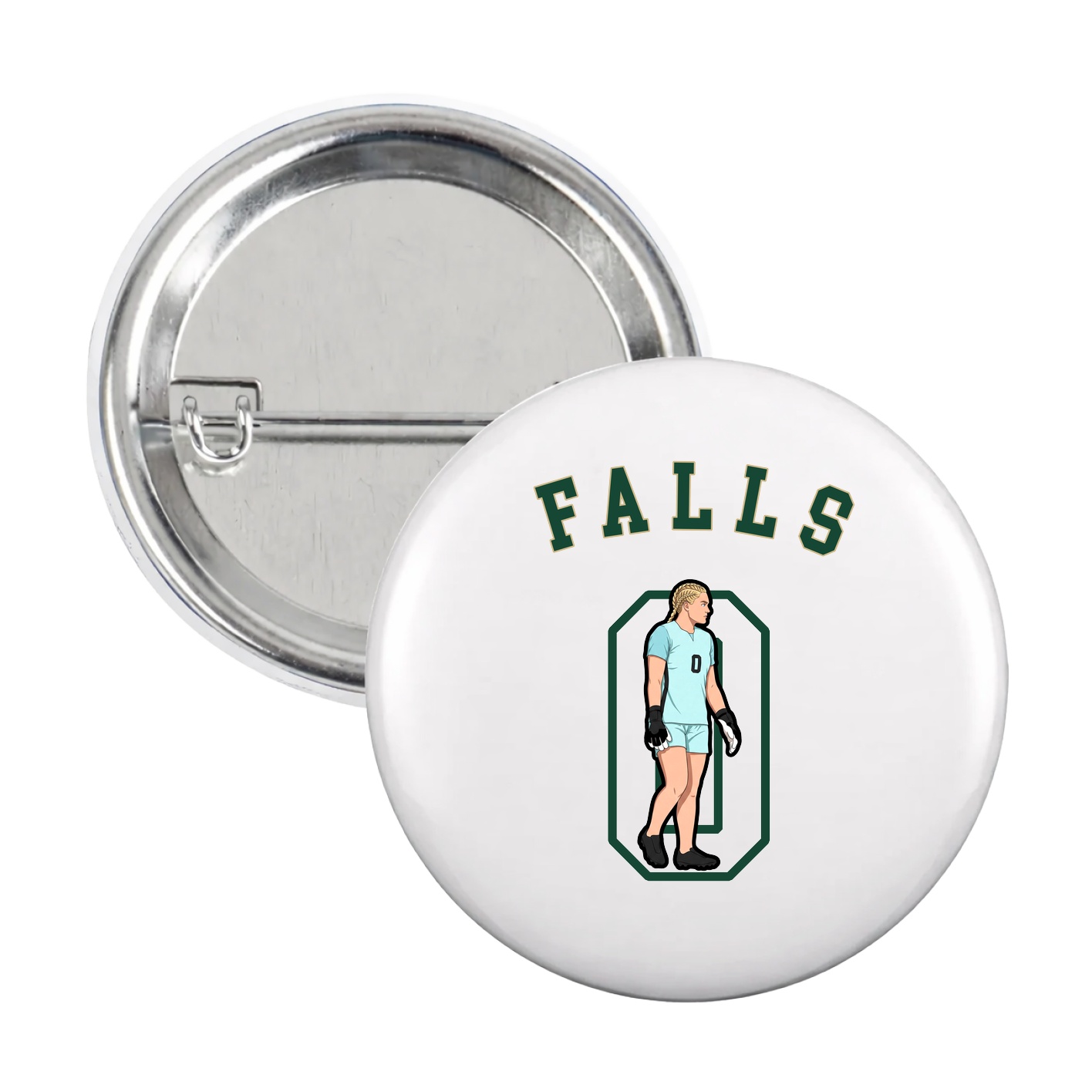 Game Day Button — Shirsey Arch in White