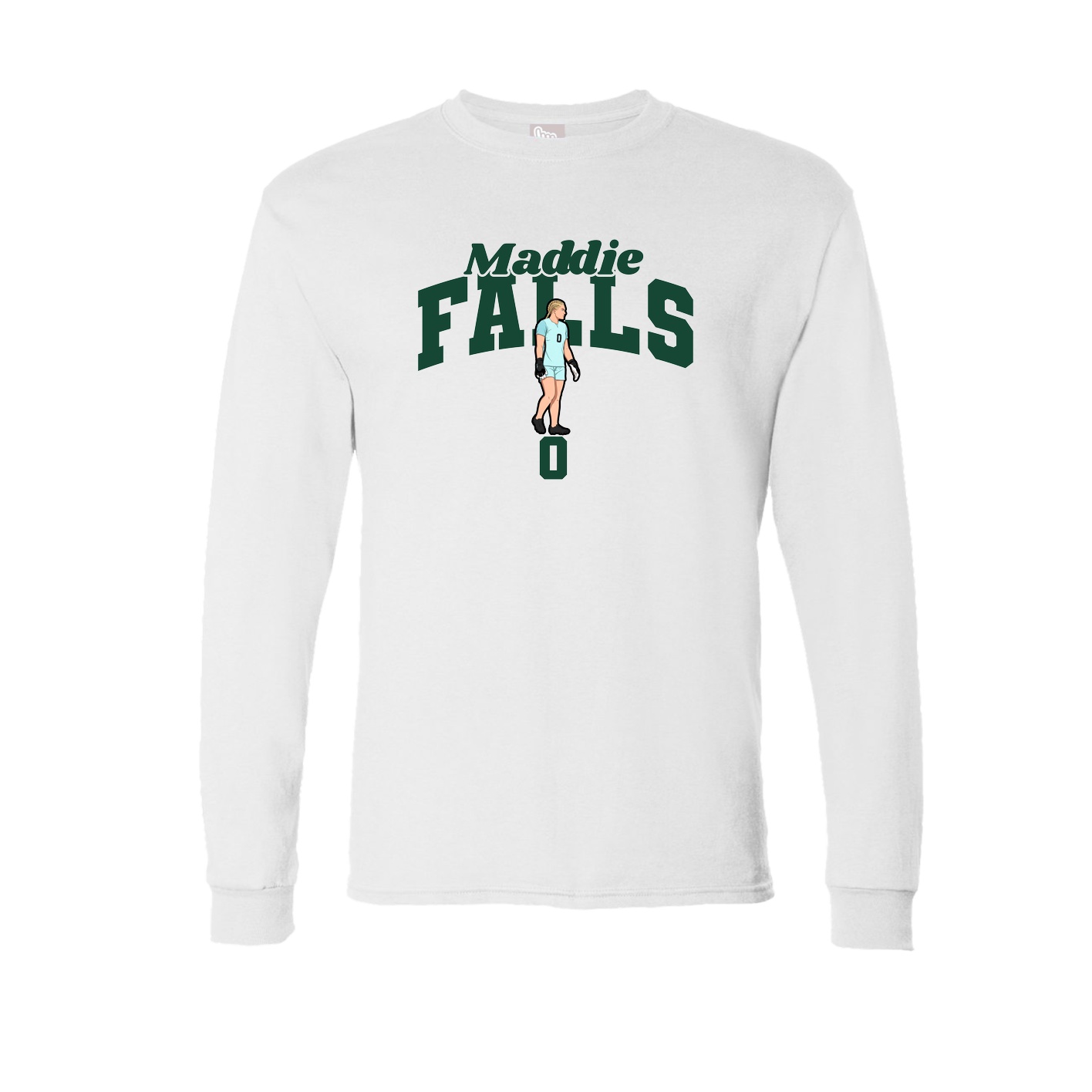 Long Sleeve Tee — Signature Arch in White