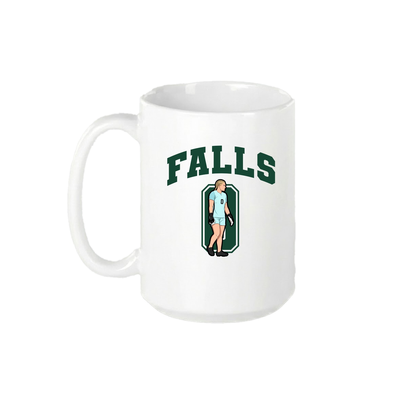 15oz Coffee Mug — Number in White