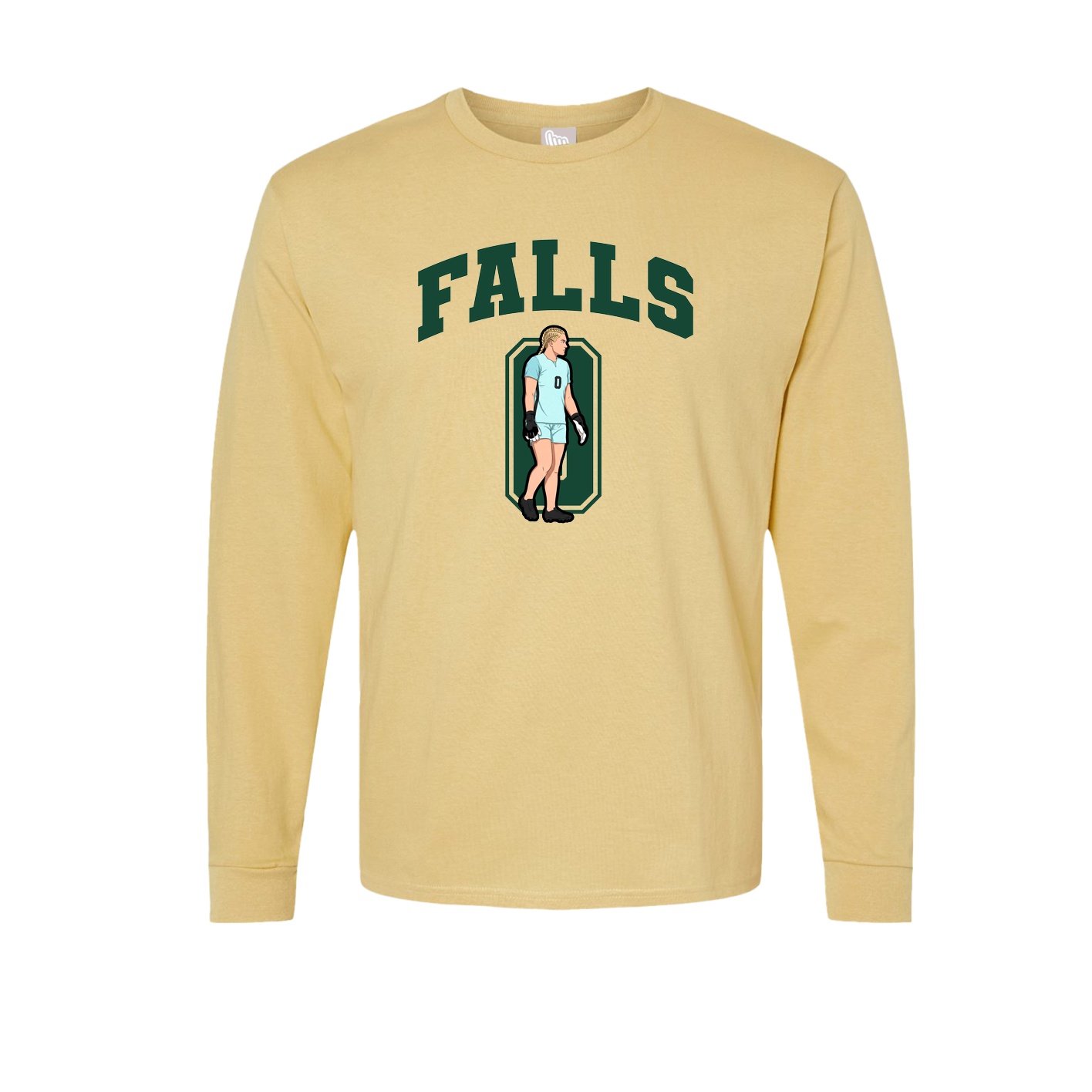 Long Sleeve Tee — Number in Vegas Gold
