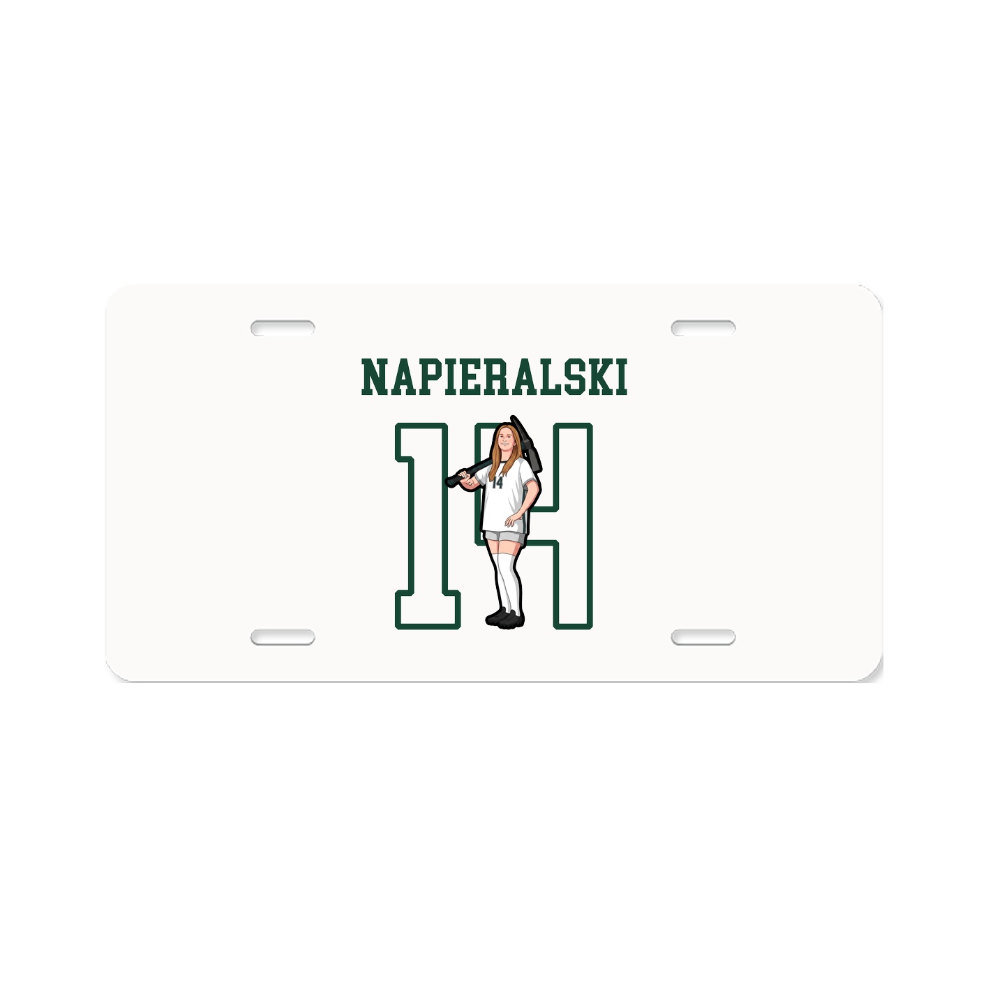 License Plate — Shirsey in Classic