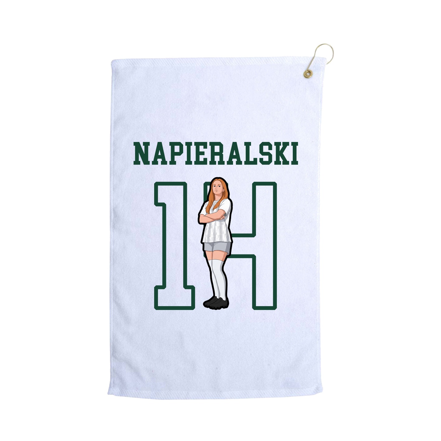 Golf Towel — Shirsey in White