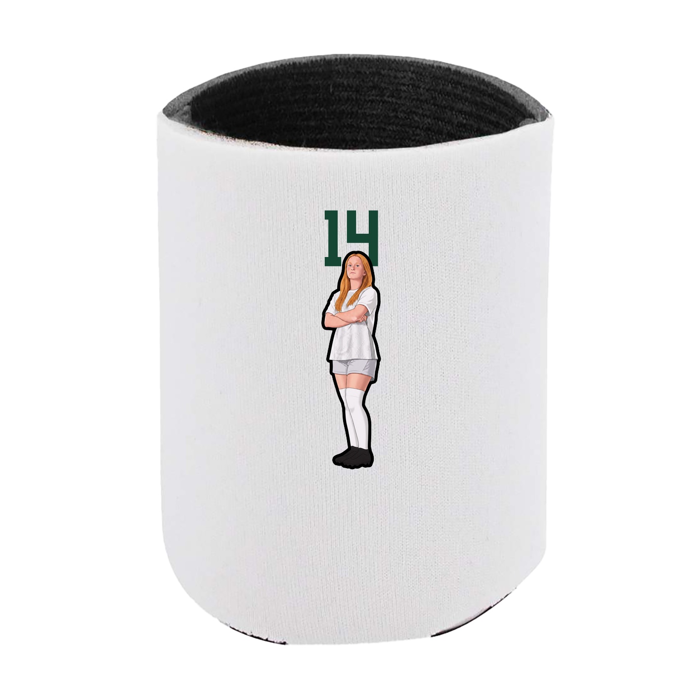 Can Holder — Number Top in White