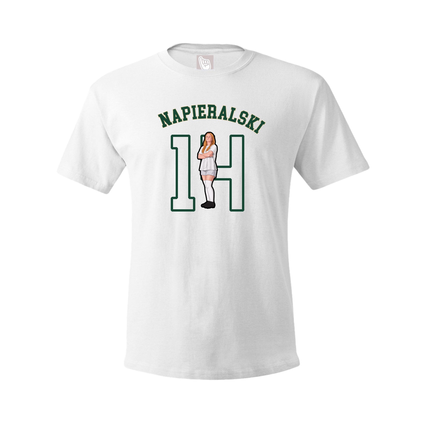 Youth Tee — Shirsey Arch in White