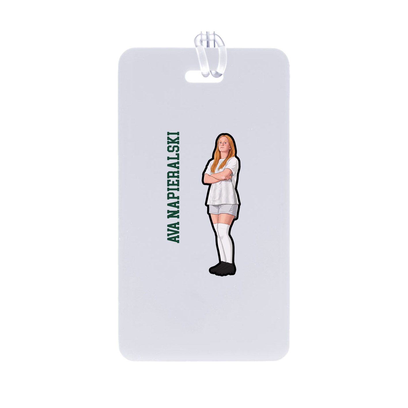 Bag Tag — Name Vertical in Classic