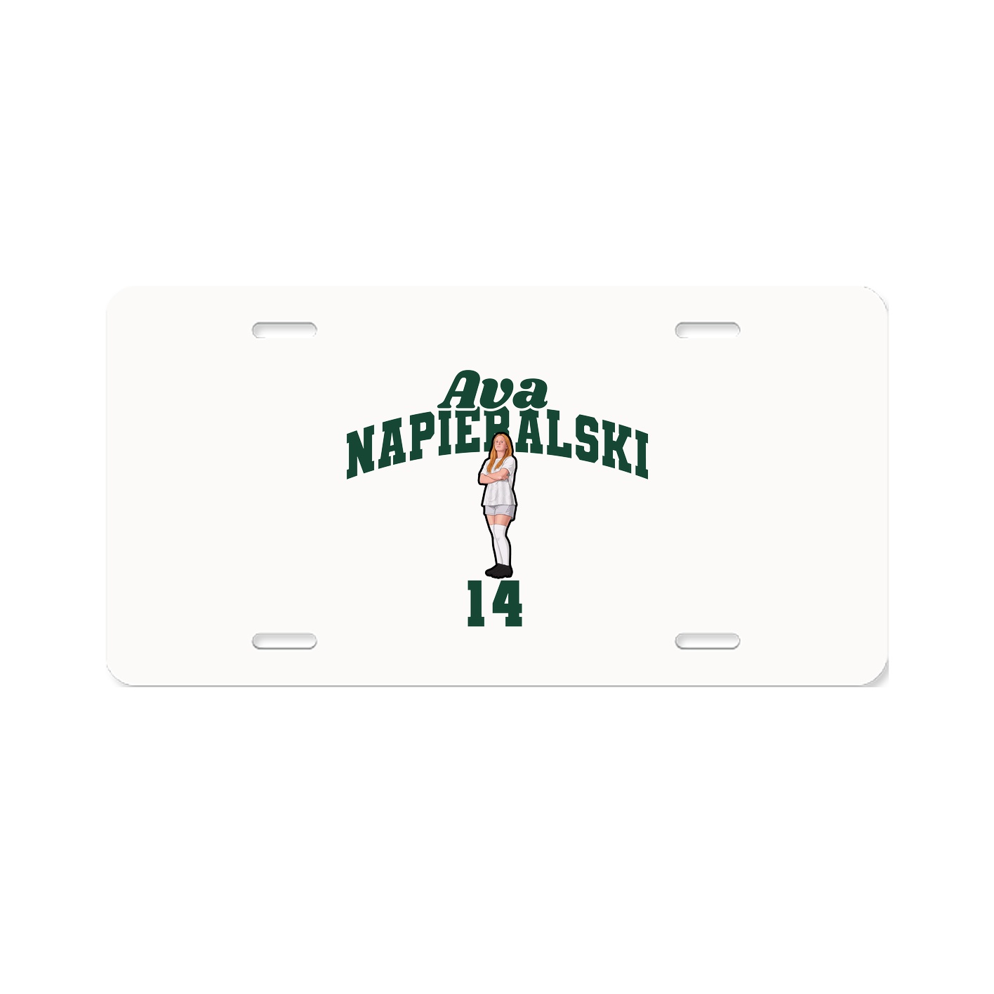 License Plate — Signature Arch in Classic