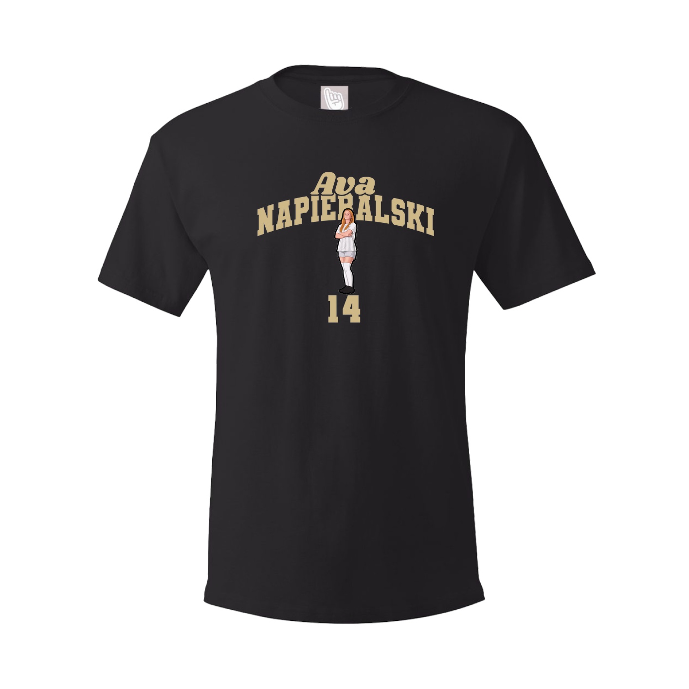 Youth Tee — Signature Arch in Black
